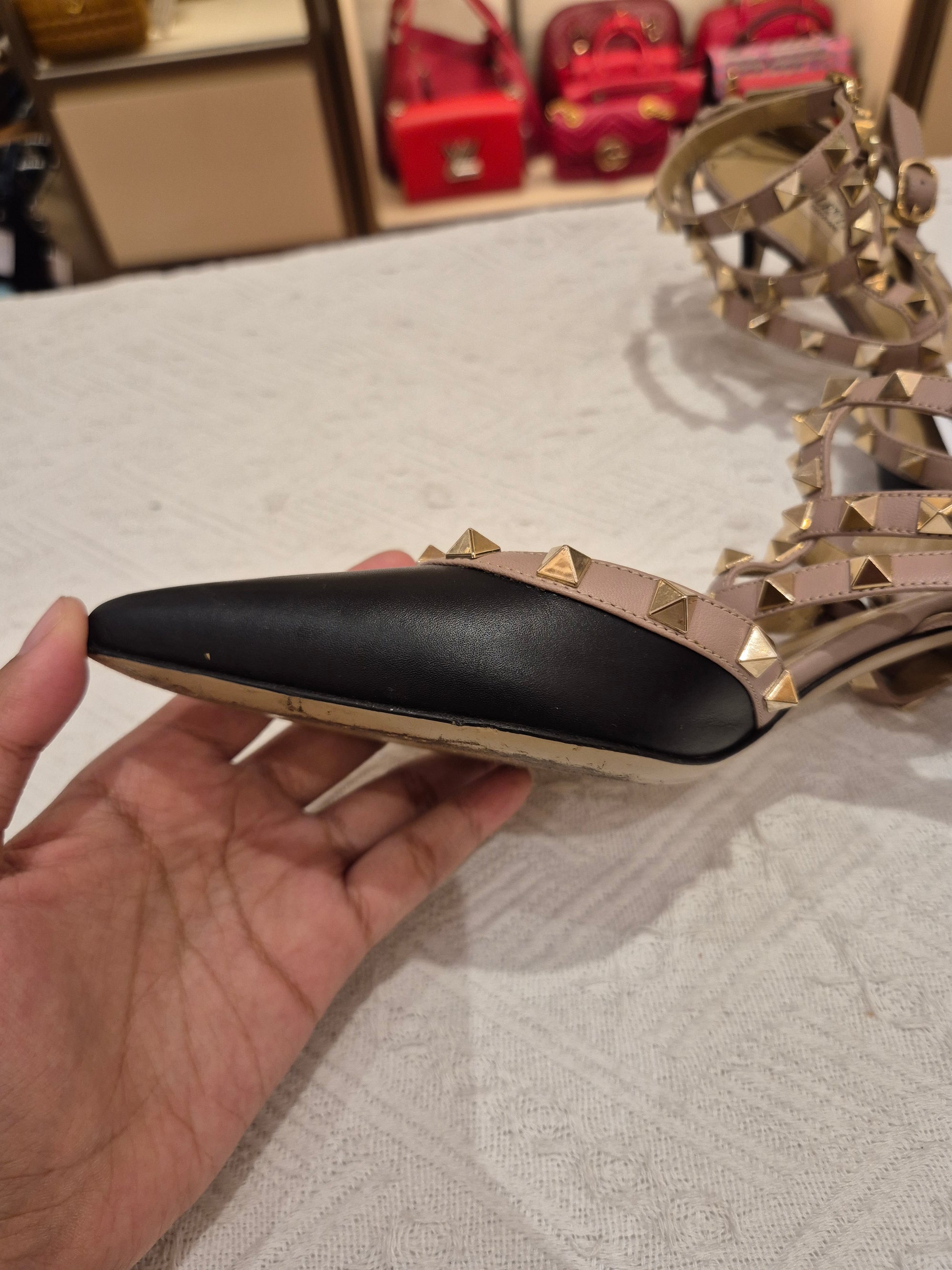 Valentino Heels Studed Black