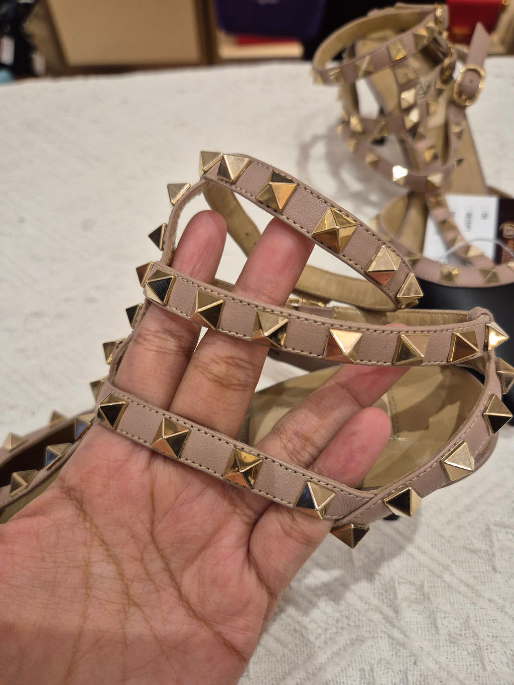 Valentino Heels Studed Black