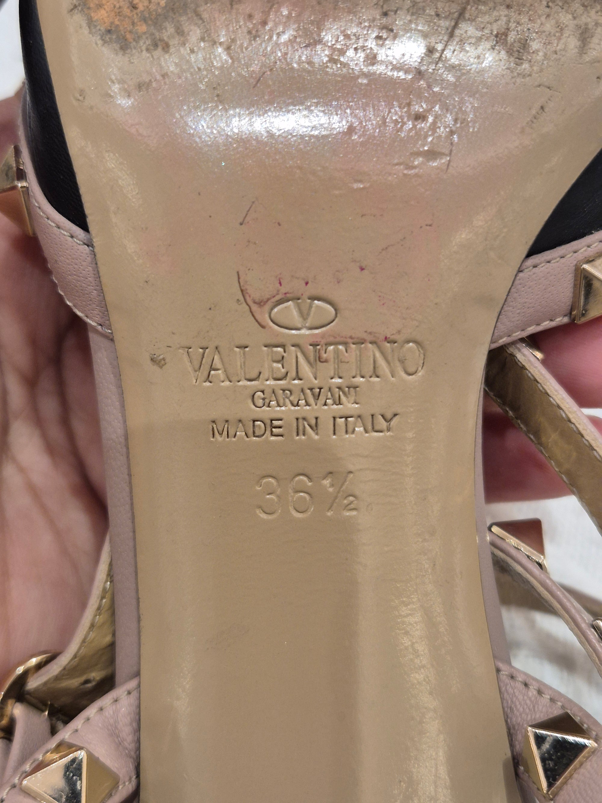Valentino Heels Studed Black