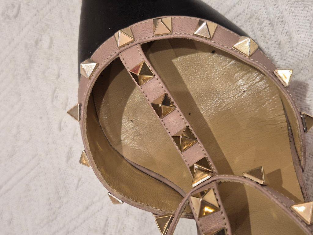 Valentino Heels Studed Black