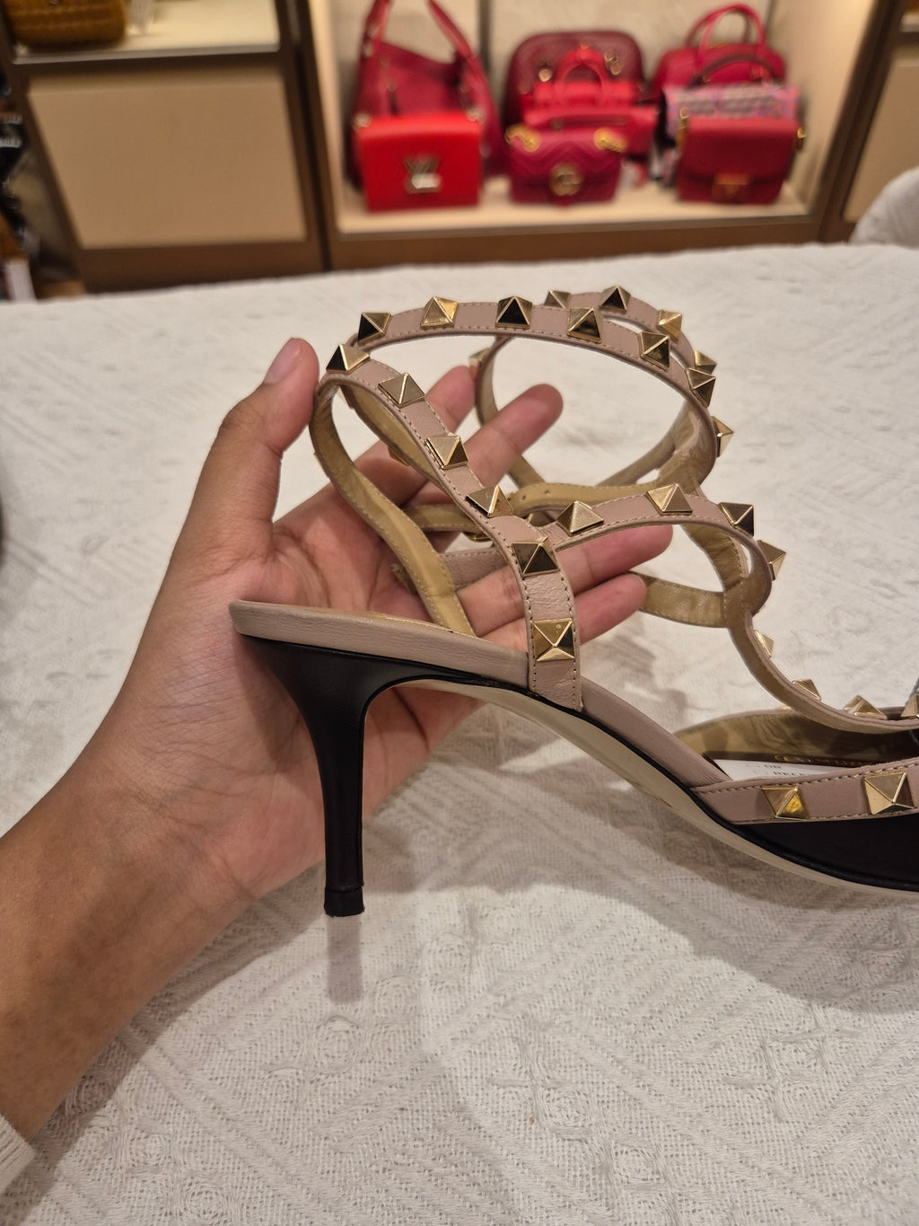 Valentino Heels Studed Black
