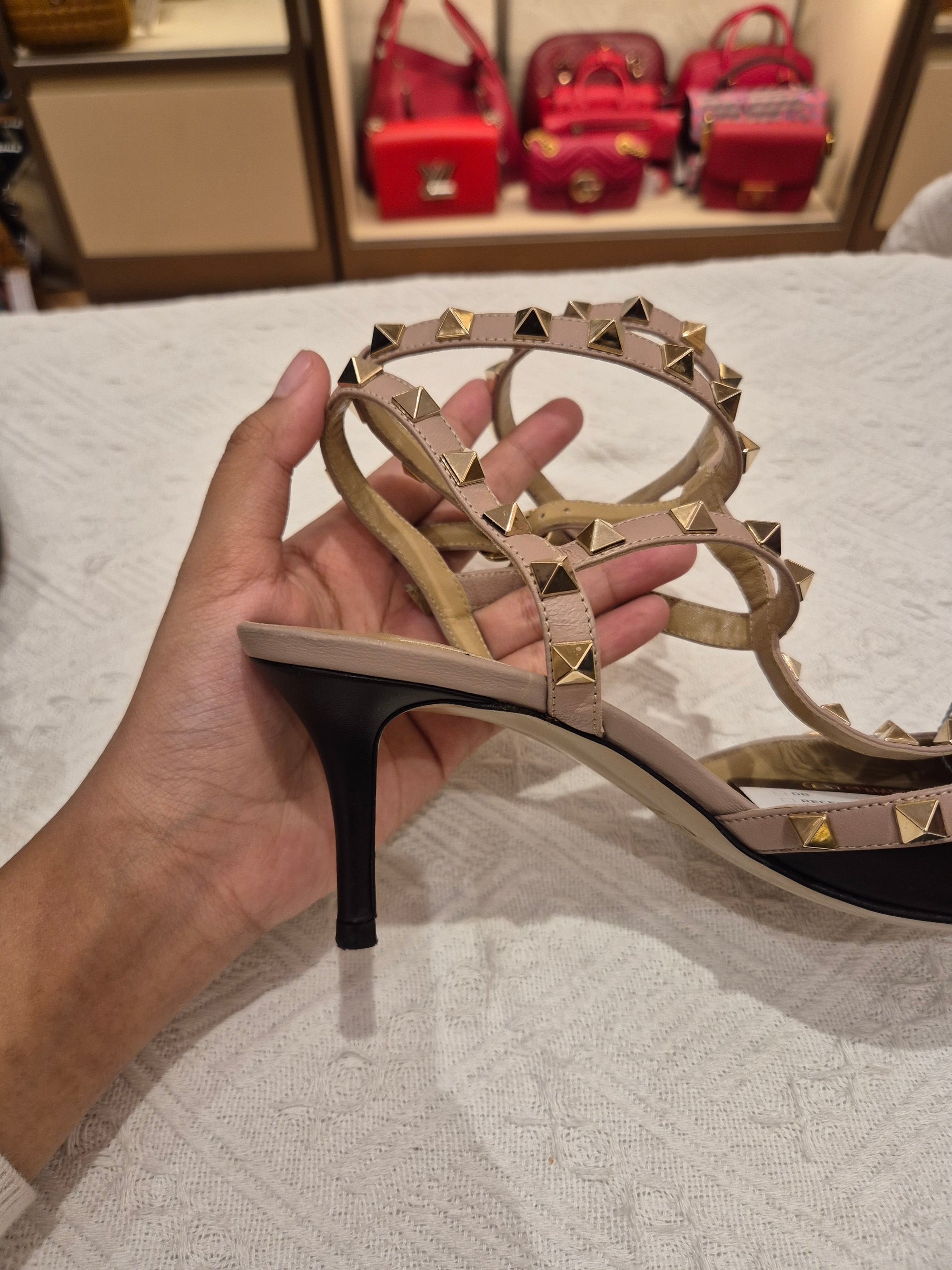 Valentino Heels Studed Black