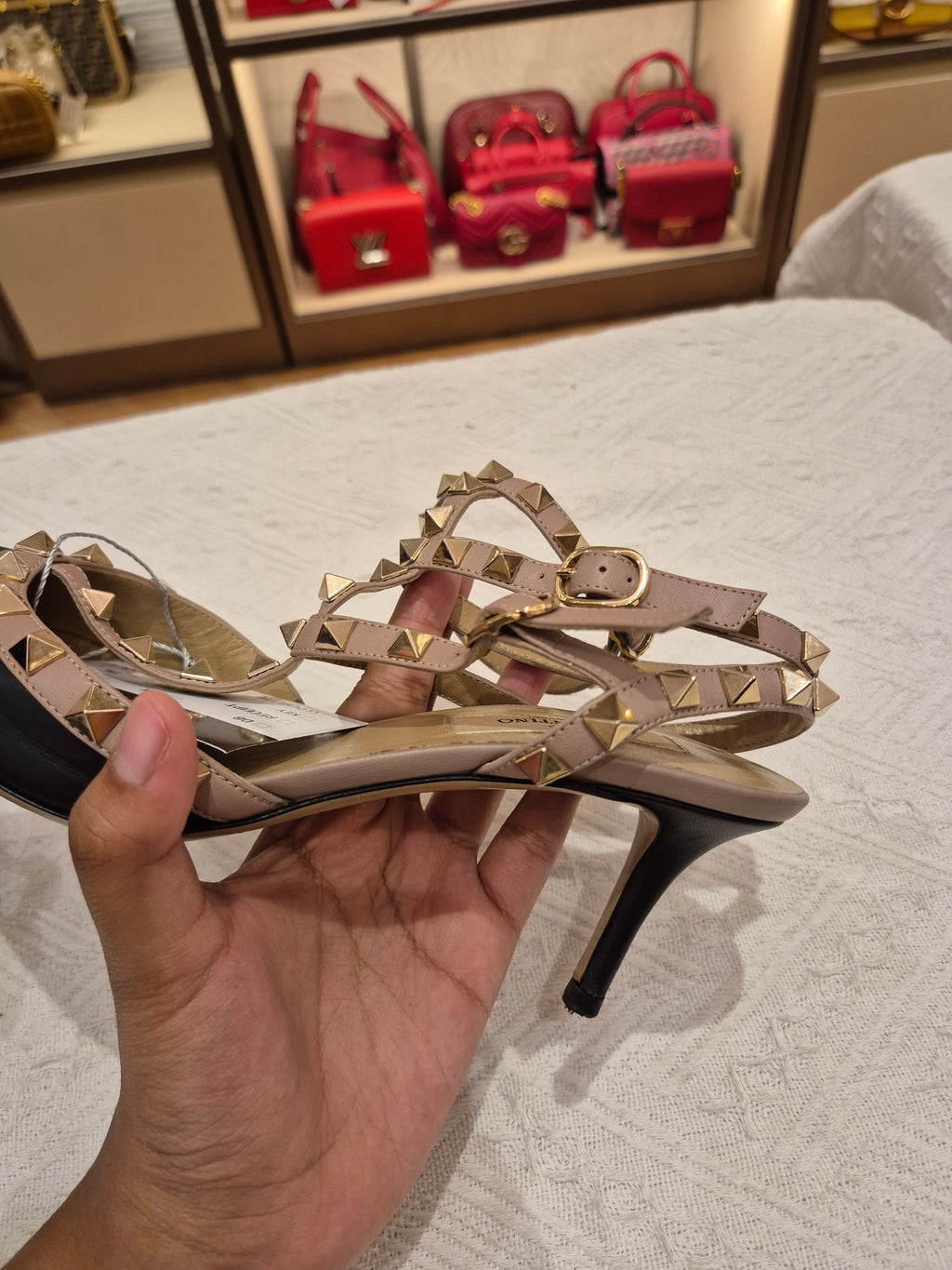 Valentino Heels Studed Black