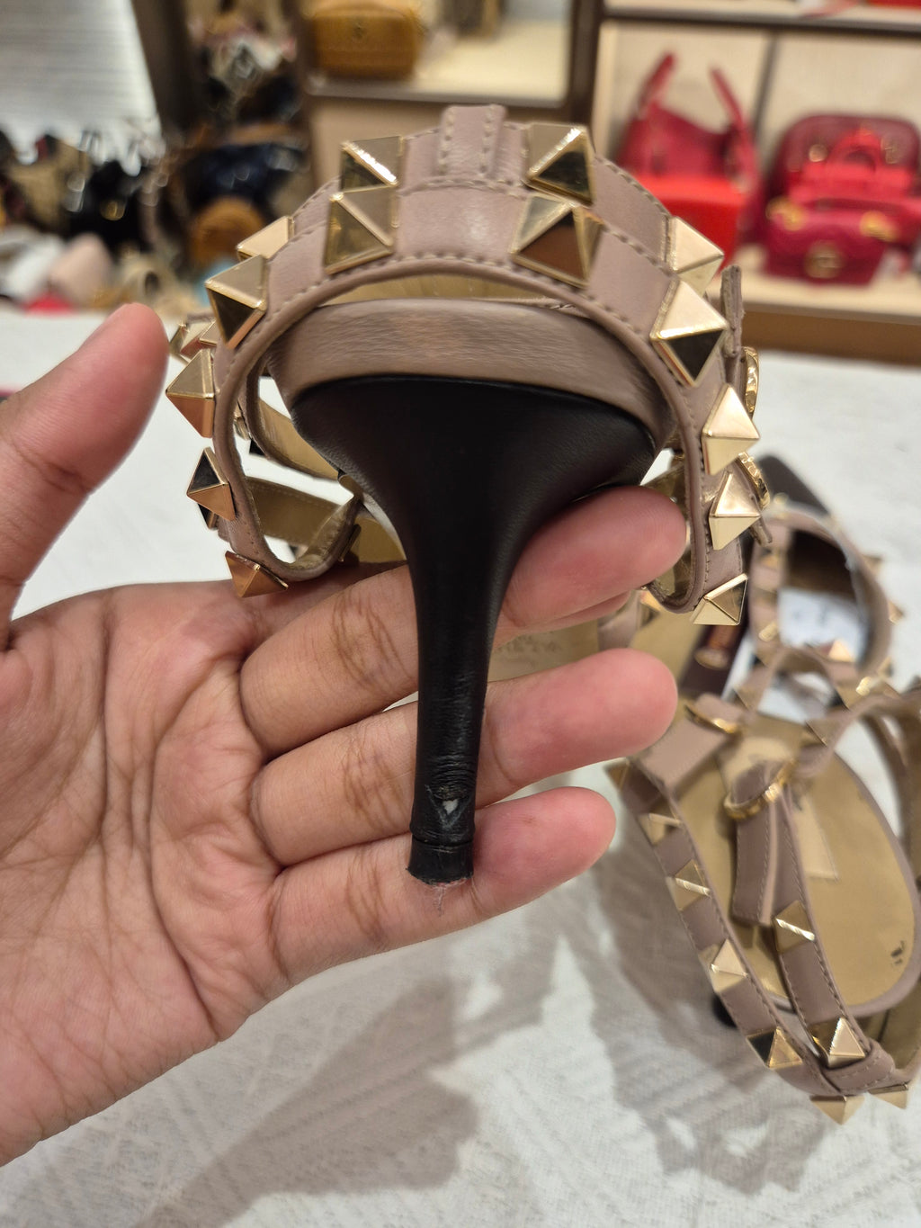 Valentino Heels Studed Black