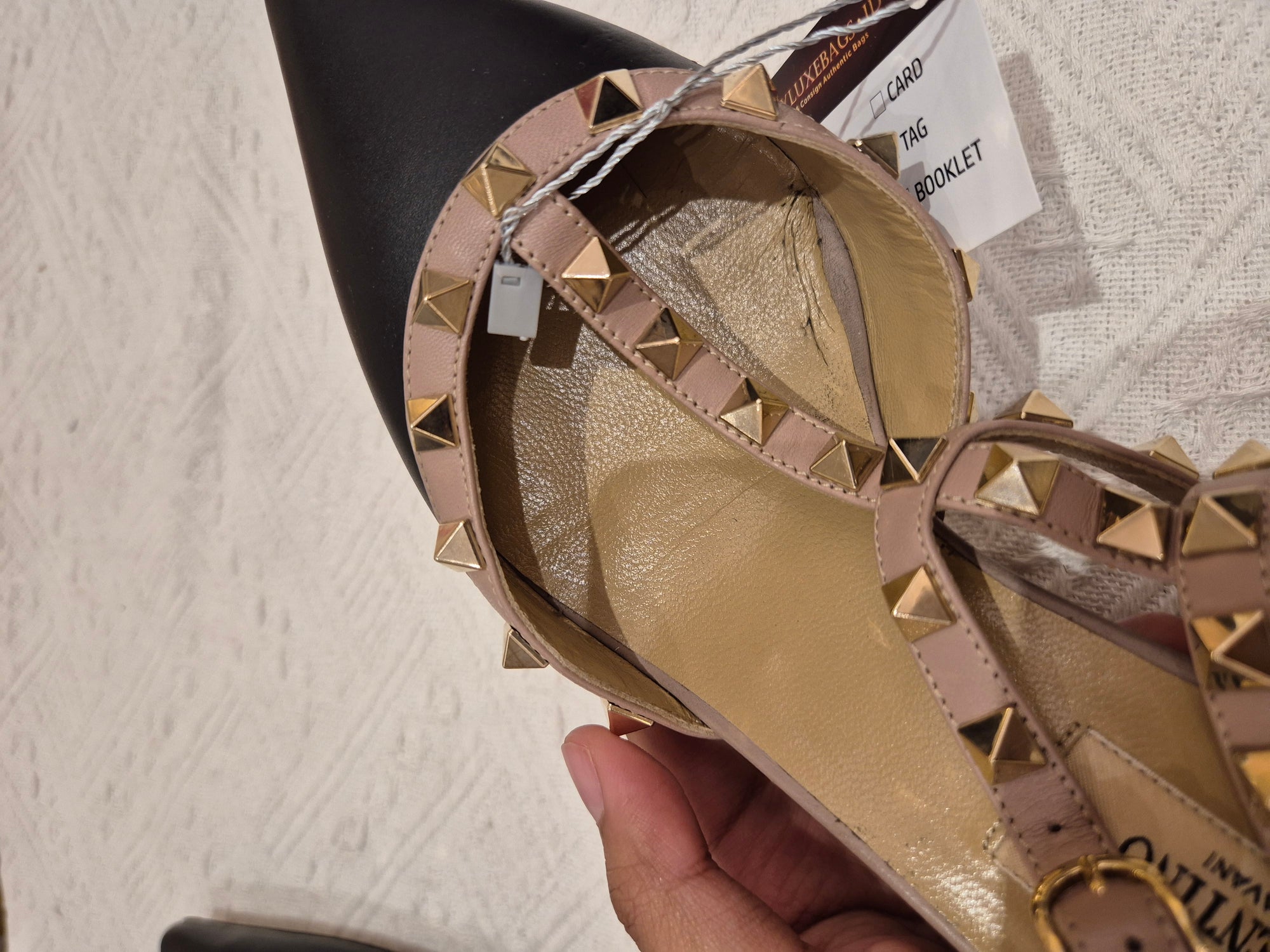 Valentino Heels Studed Black