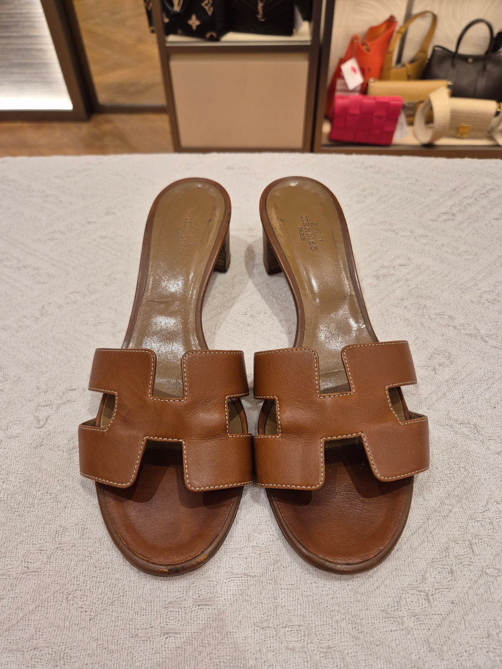 Hermes Oasis Sandals Heels