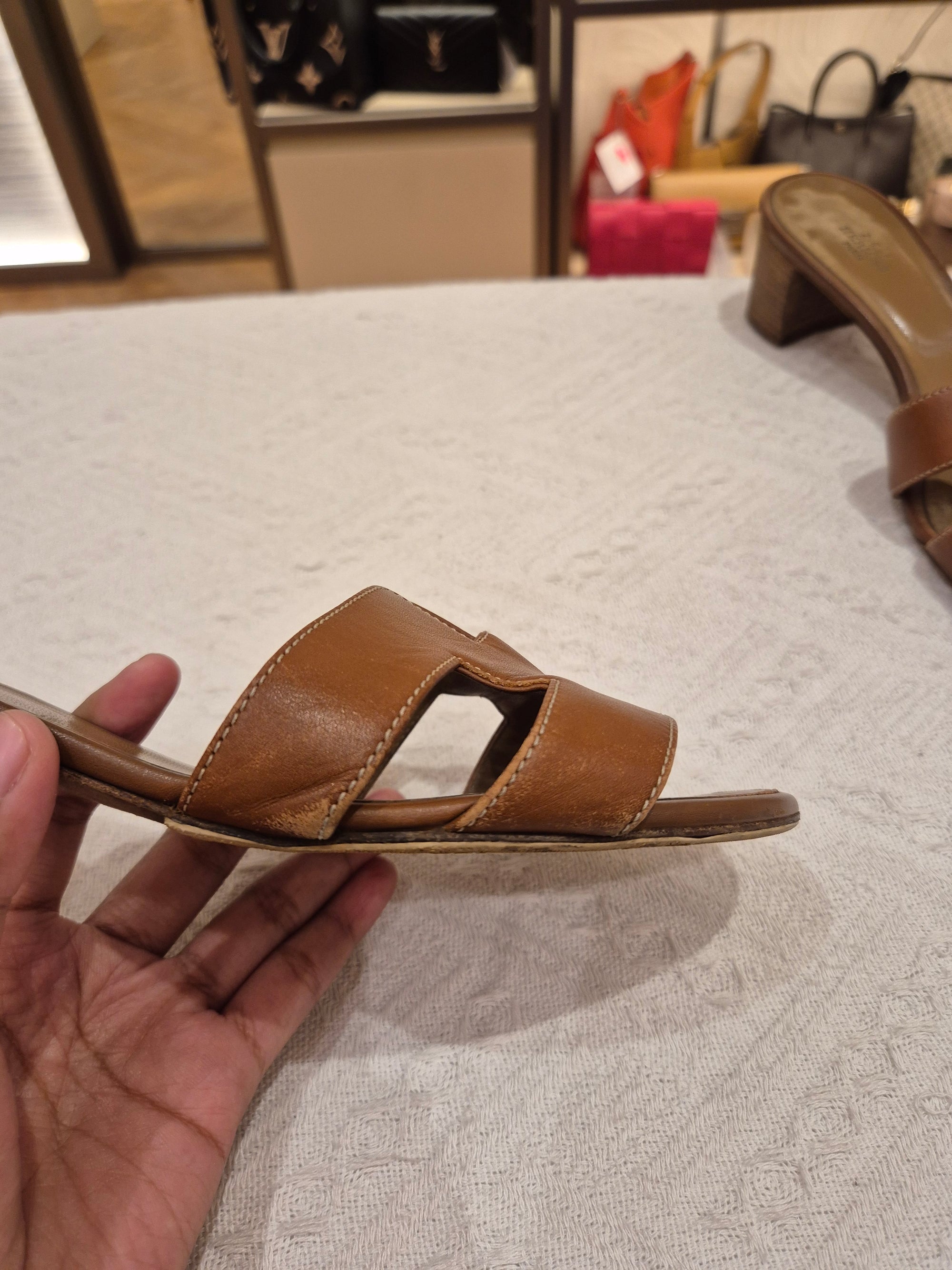 Hermes Oasis Sandals Heels