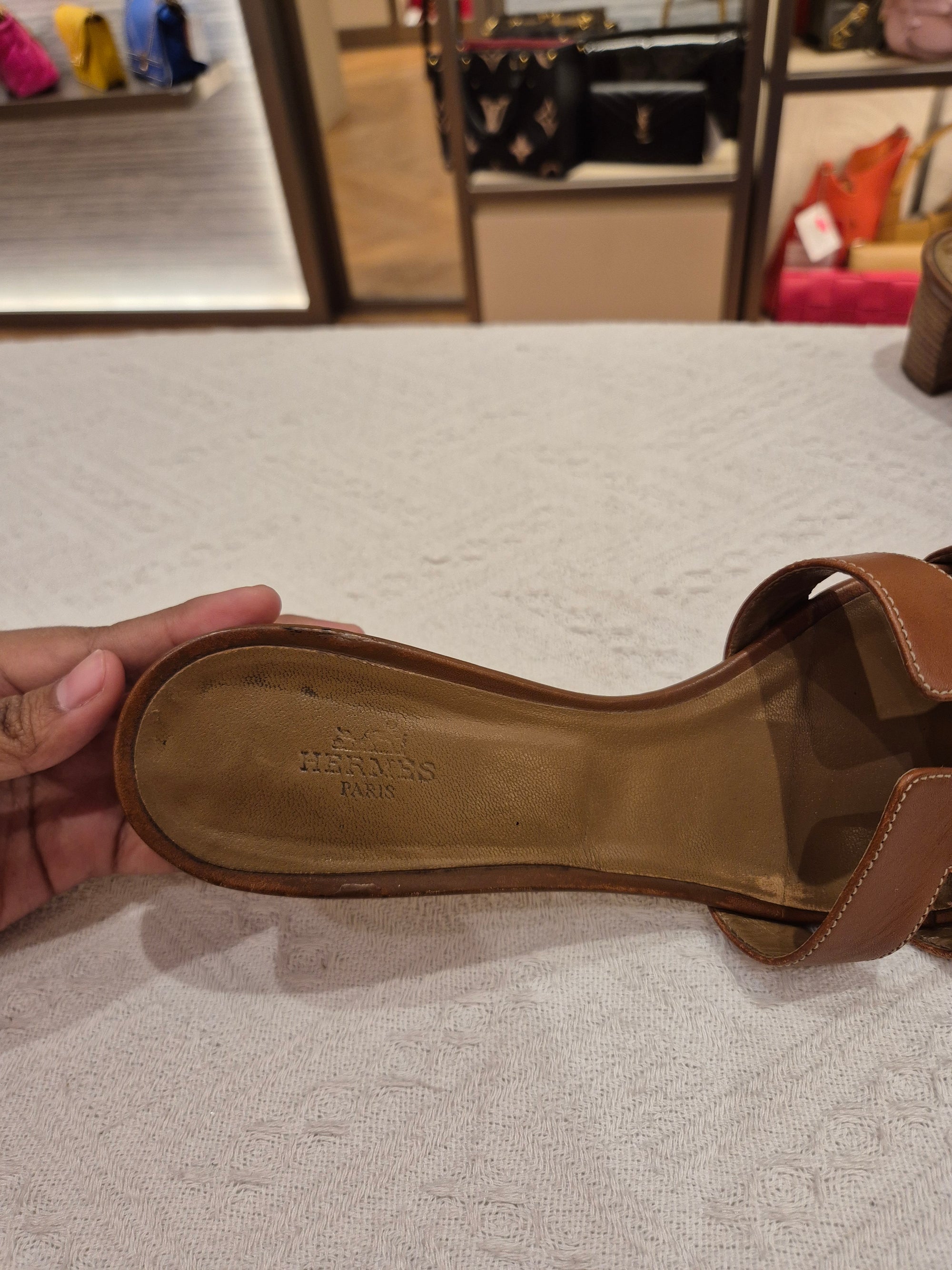 Hermes Oasis Sandals Heels