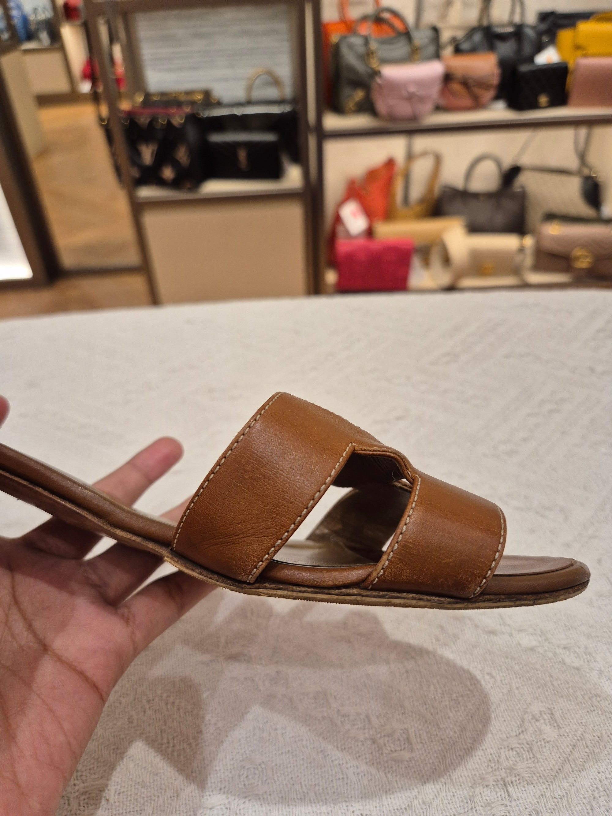 Hermes Oasis Sandals Heels
