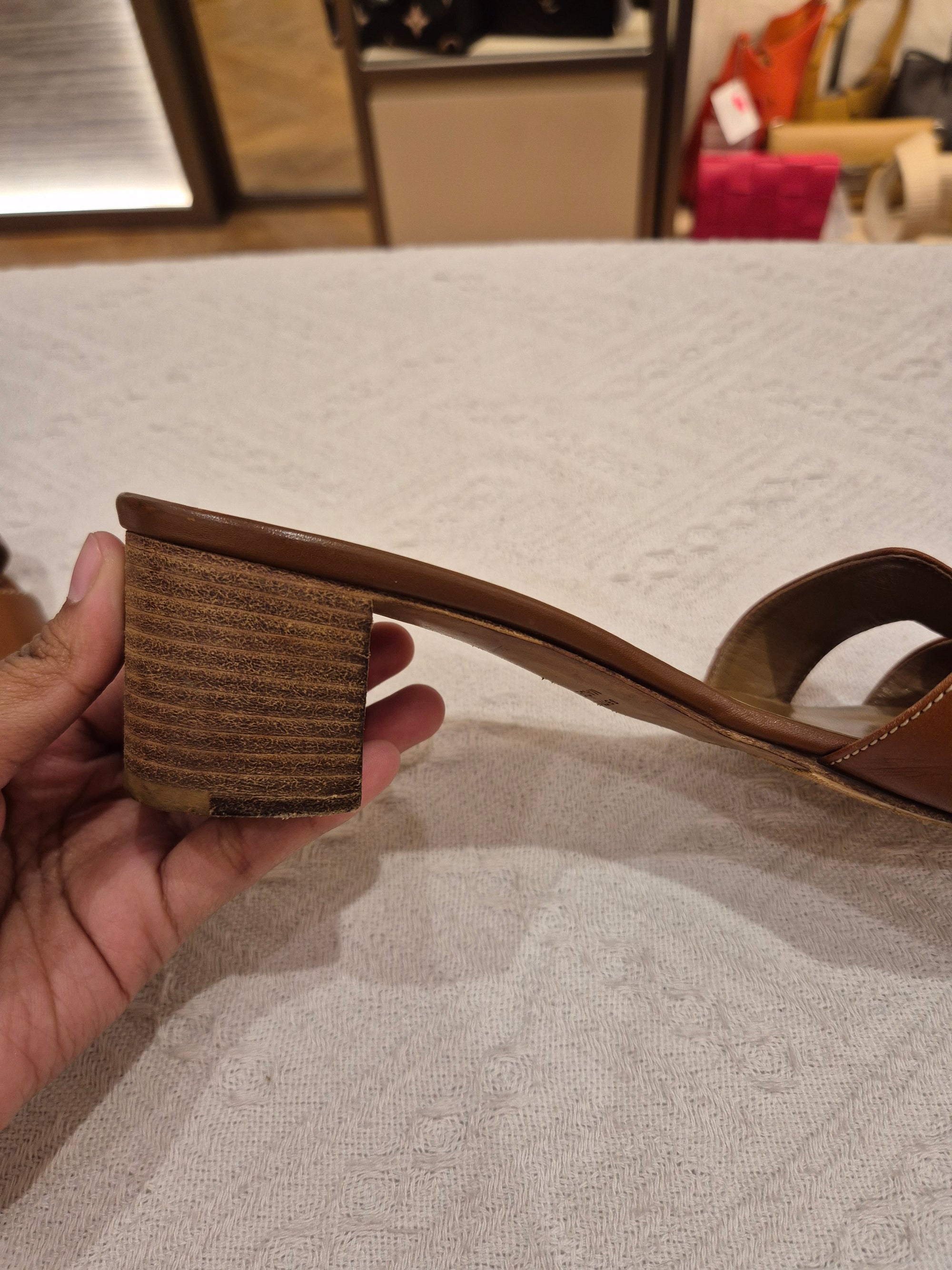 Hermes Oasis Sandals Heels