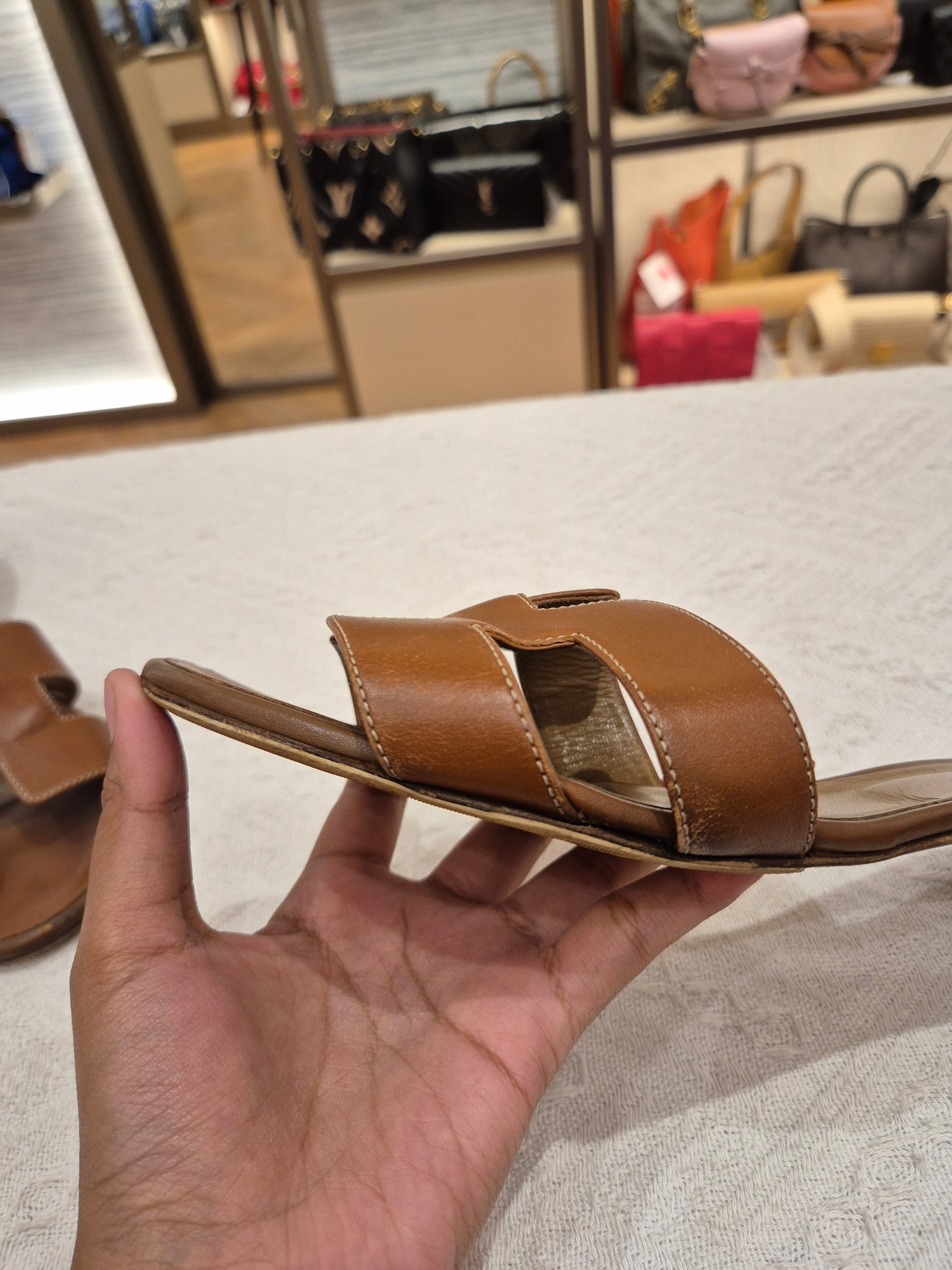 Hermes Oasis Sandals Heels