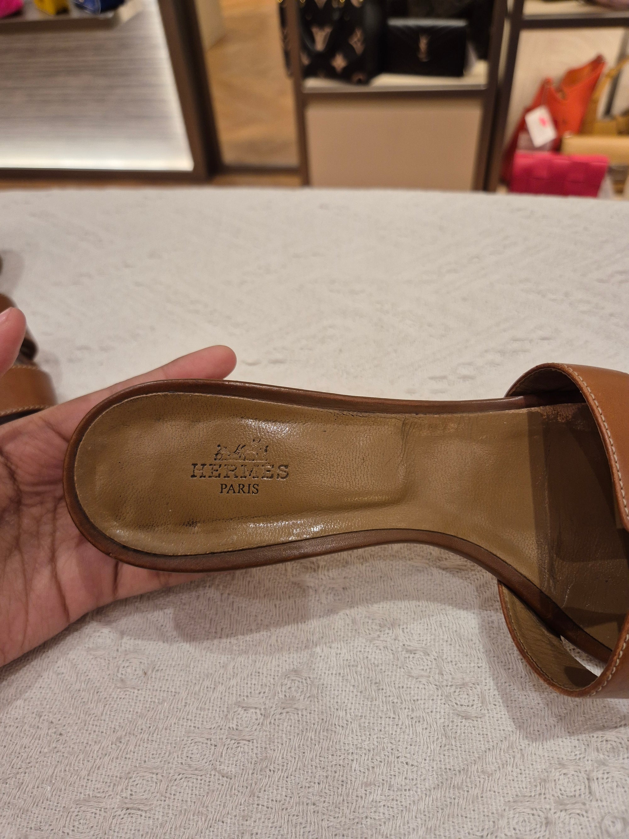Hermes Oasis Sandals Heels