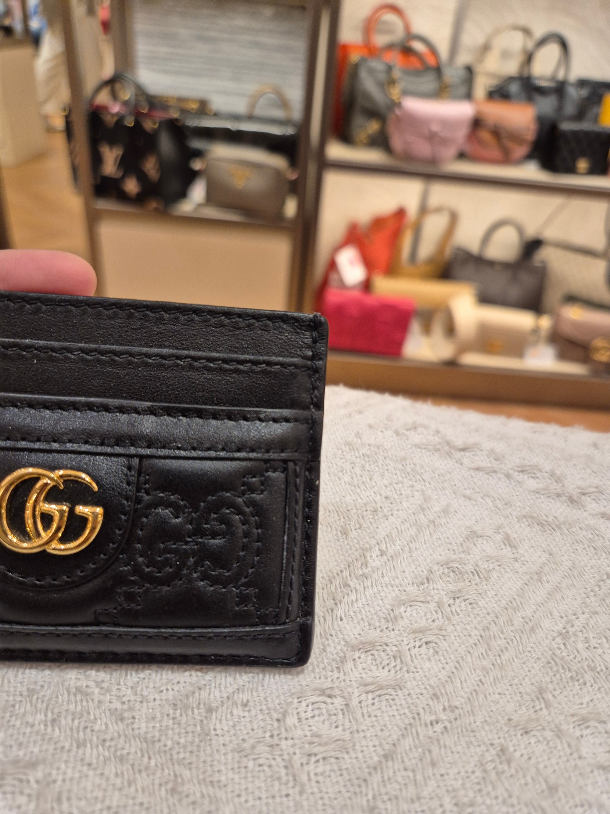 Gucci Card Holder GG Embossed