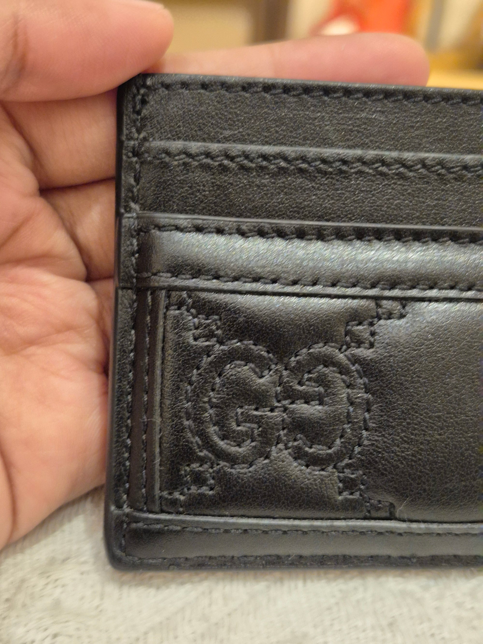 Gucci Card Holder GG Embossed