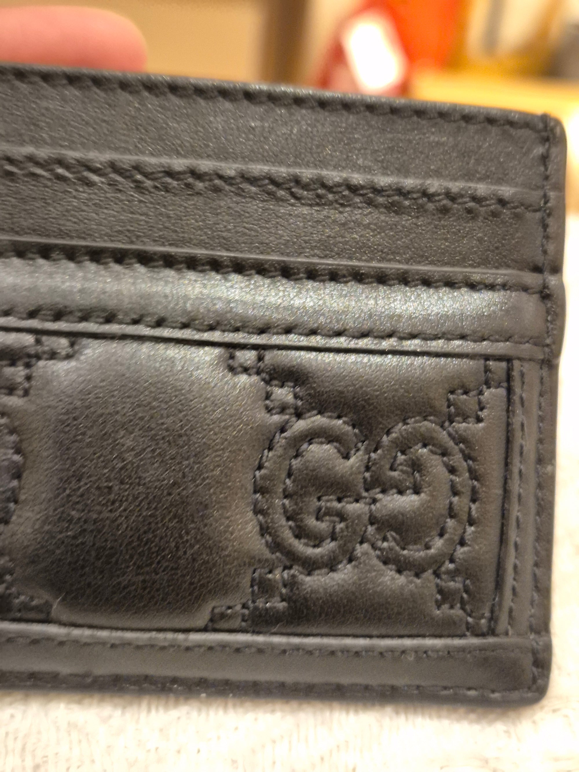 Gucci Card Holder GG Embossed