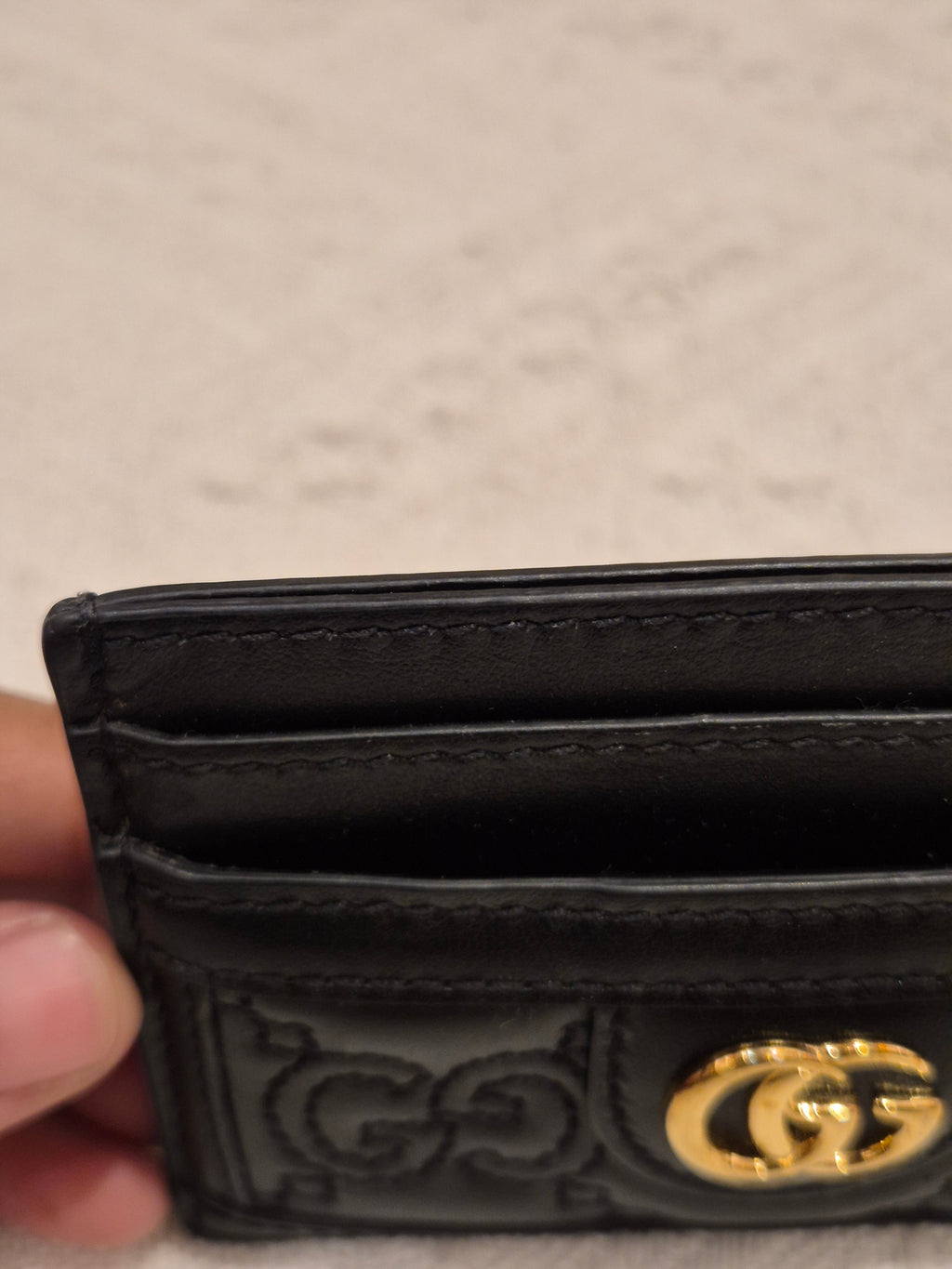 Gucci Card Holder GG Embossed