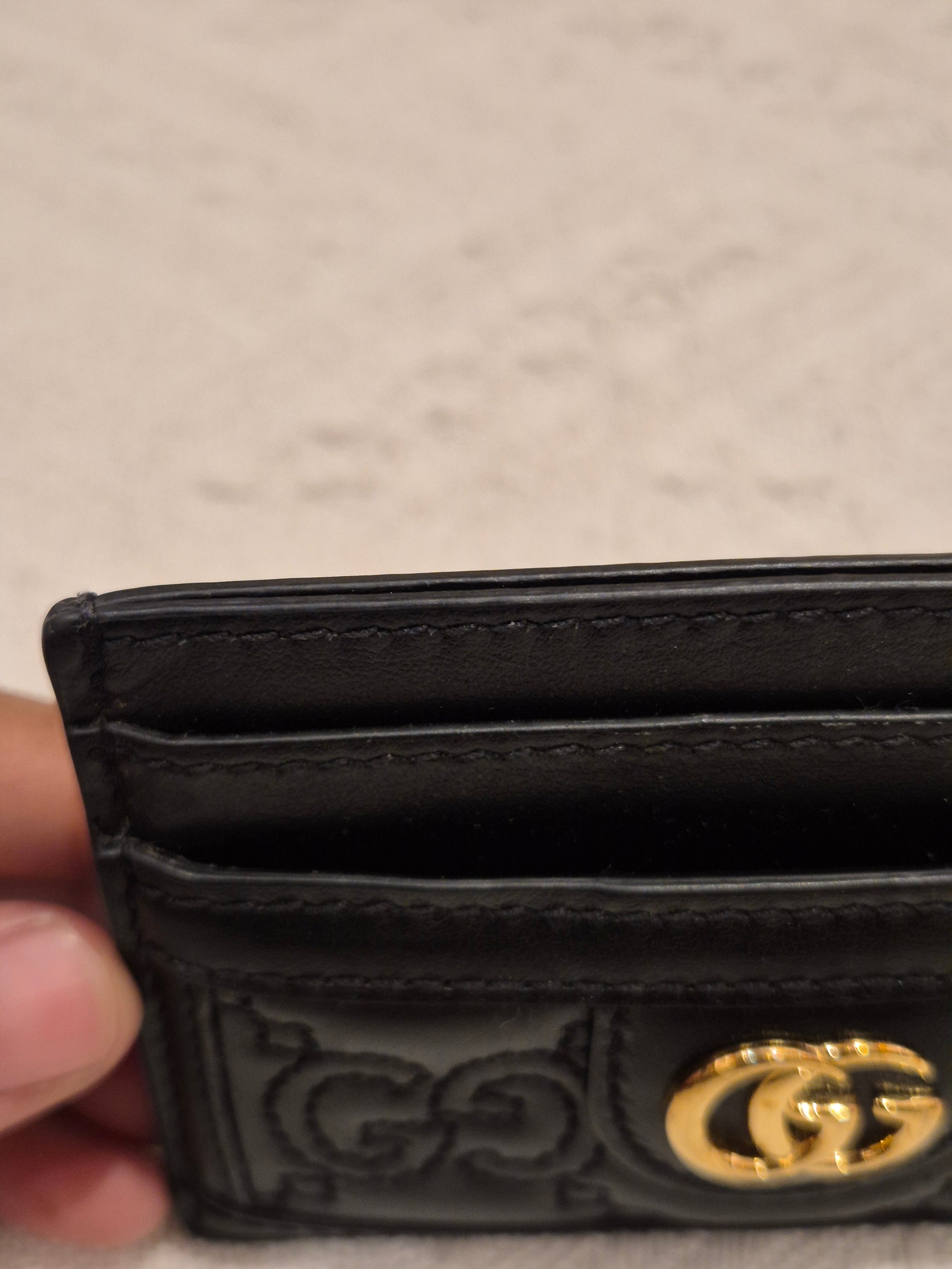 Gucci Card Holder GG Embossed