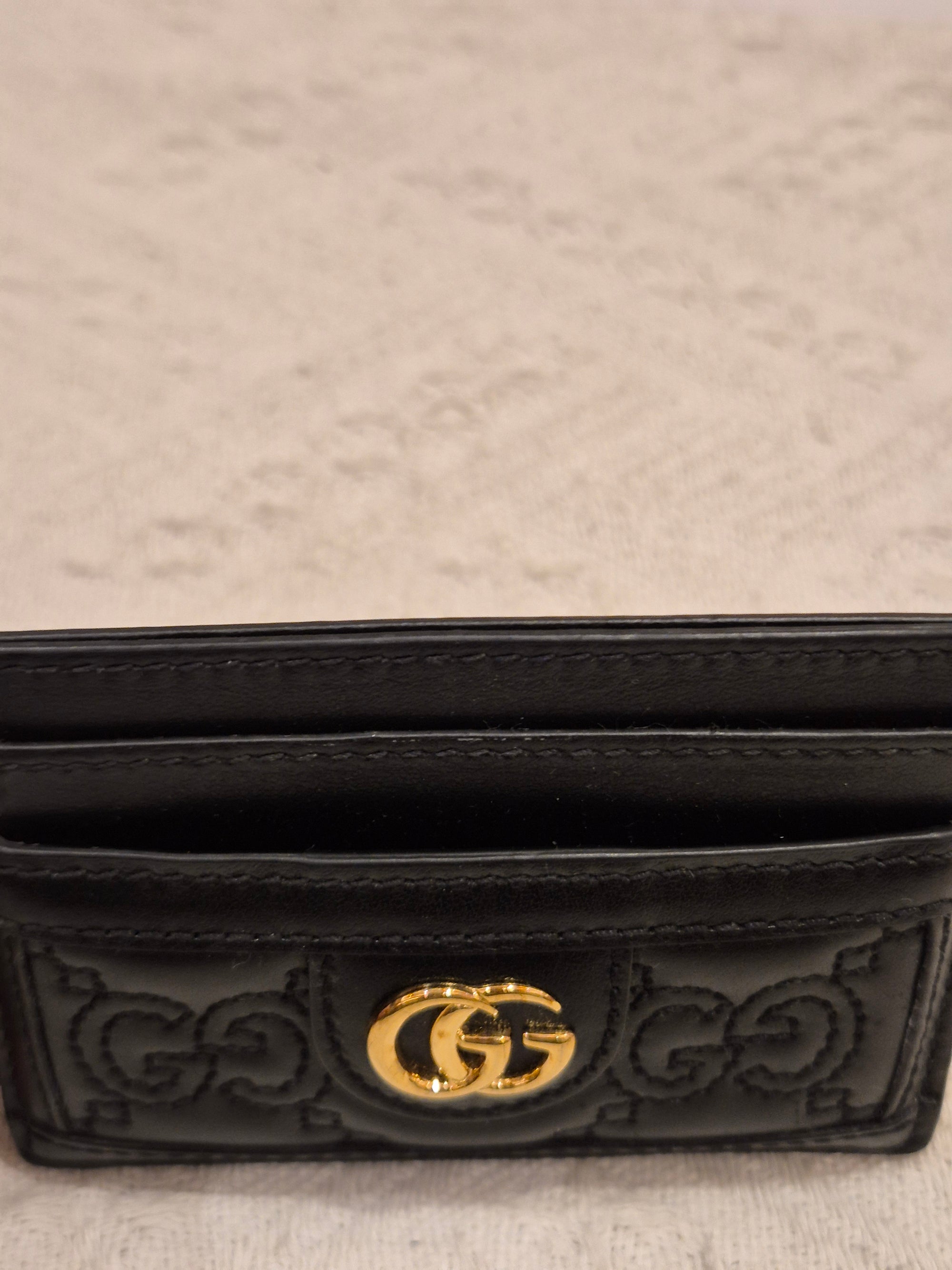 Gucci Card Holder GG Embossed