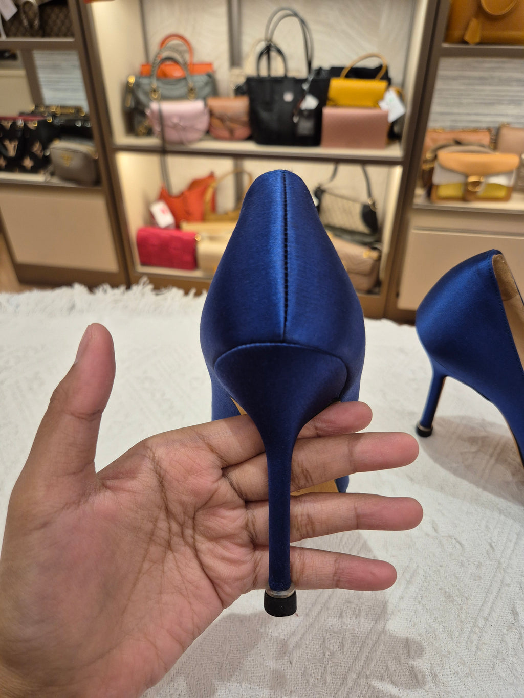 Manolo Blahnik Heels Rhinestone