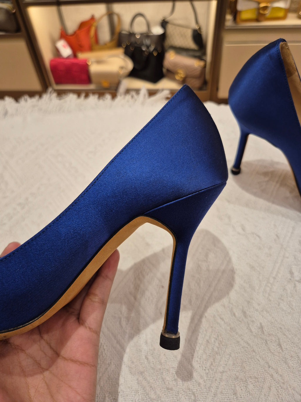 Manolo Blahnik Heels Rhinestone