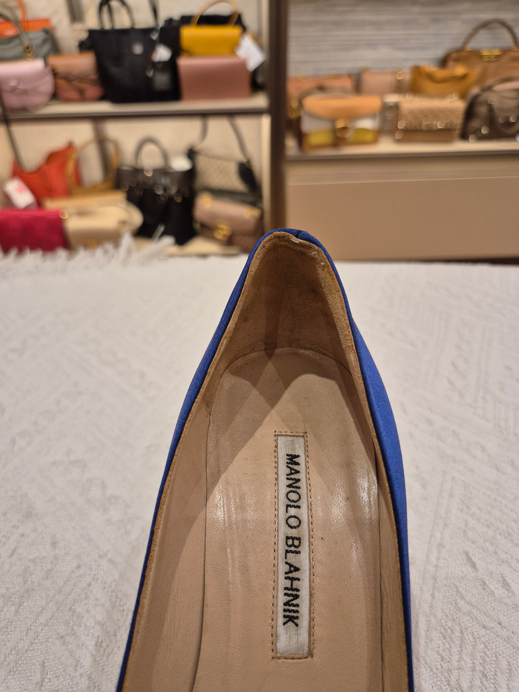 Manolo Blahnik Heels Rhinestone
