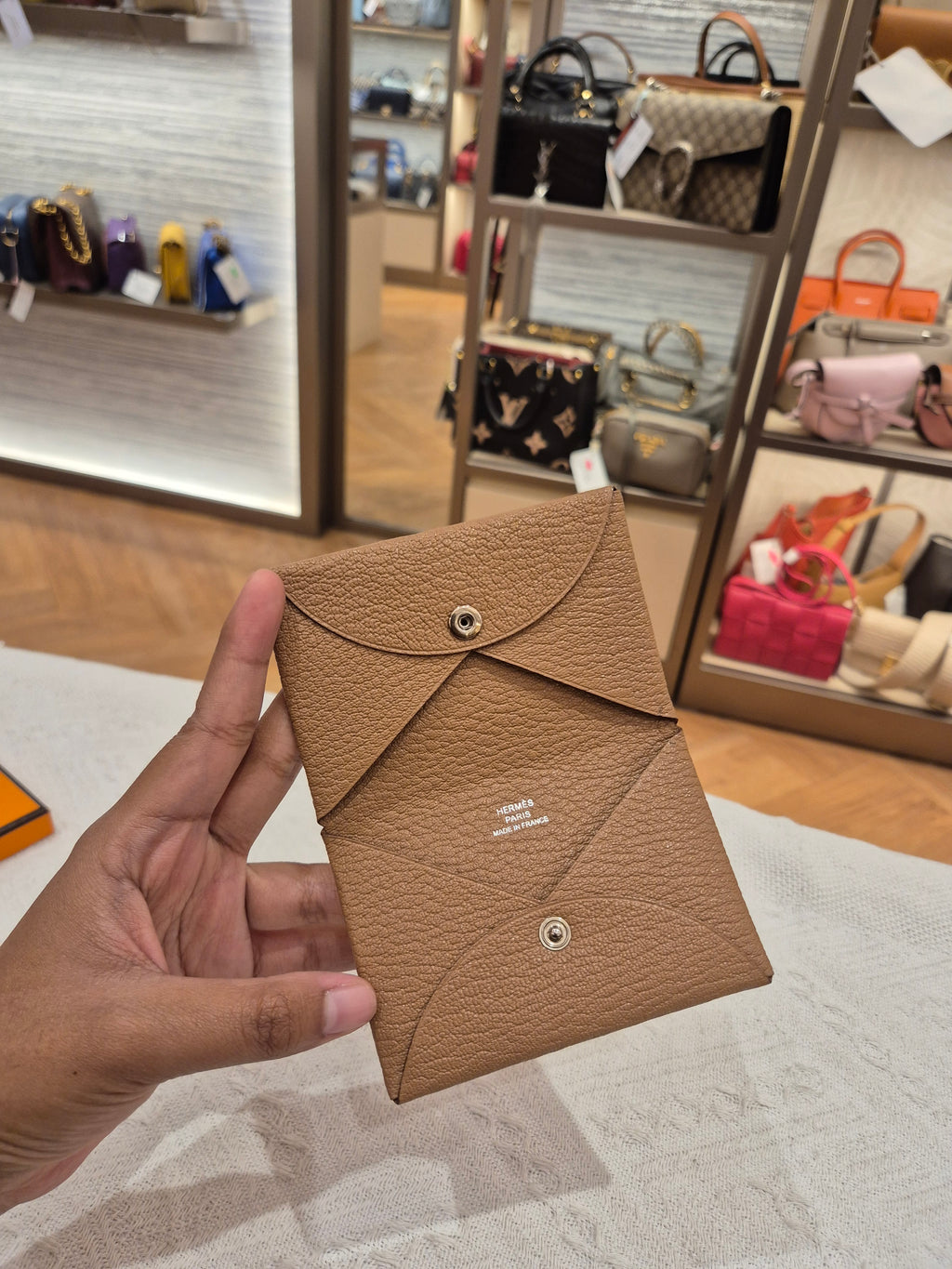 Hermes Calvi Brown