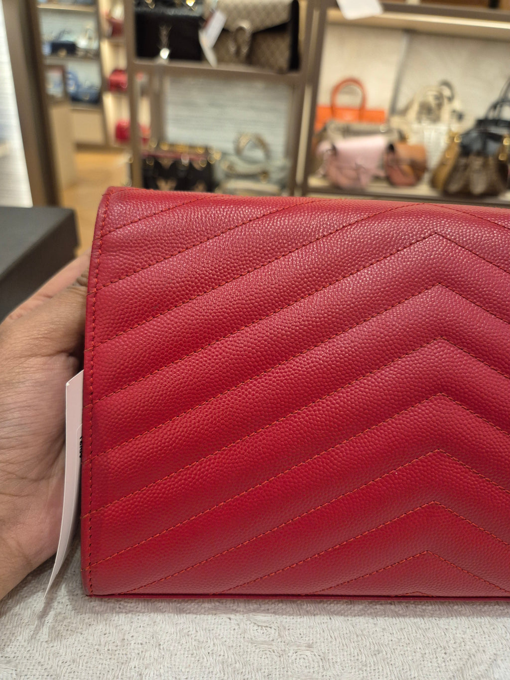 Saint Laurent Envelope Wallet On Chain