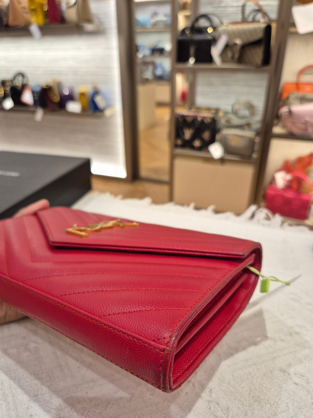 Saint Laurent Envelope Wallet On Chain