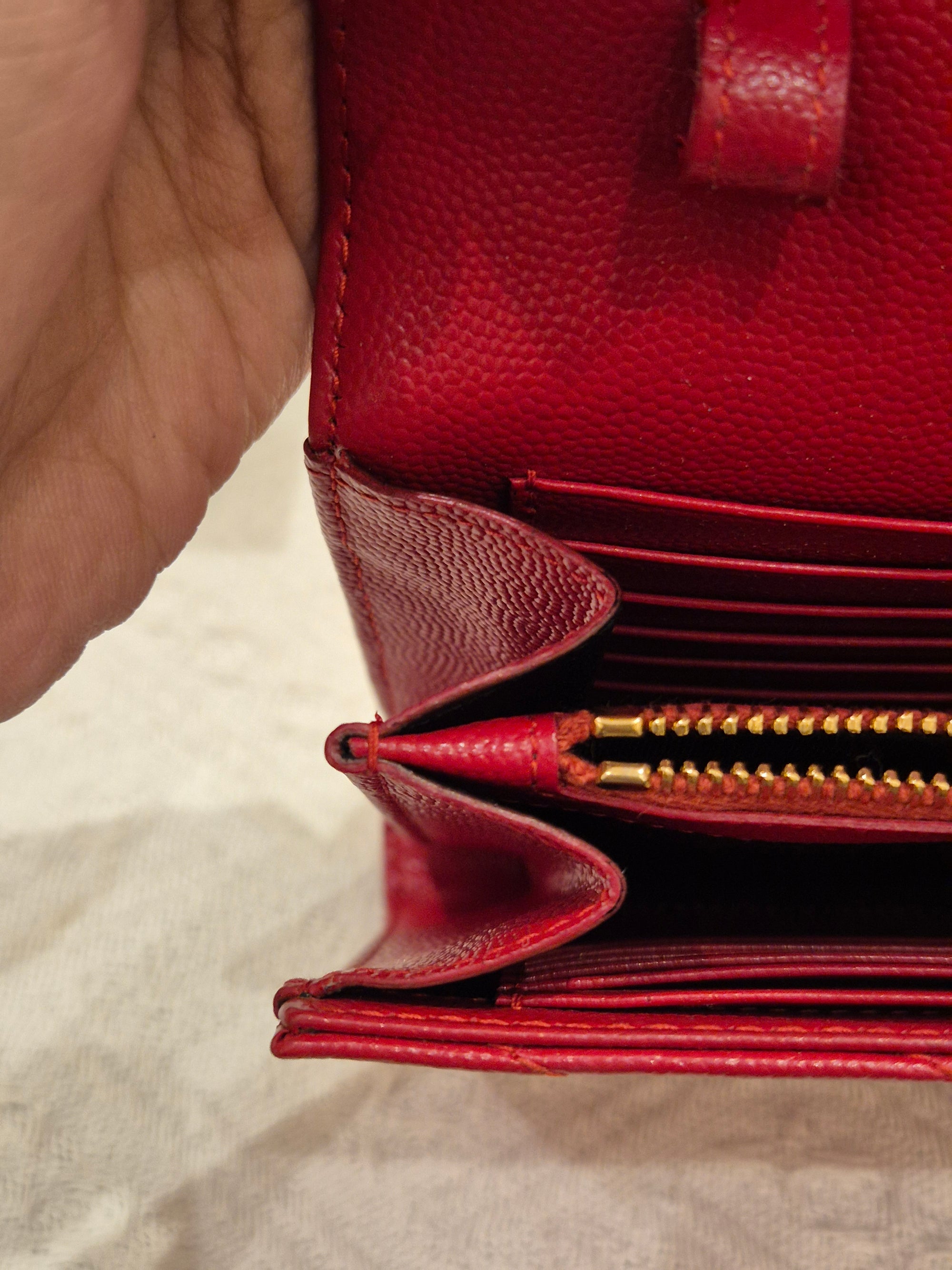 Saint Laurent Envelope Wallet On Chain