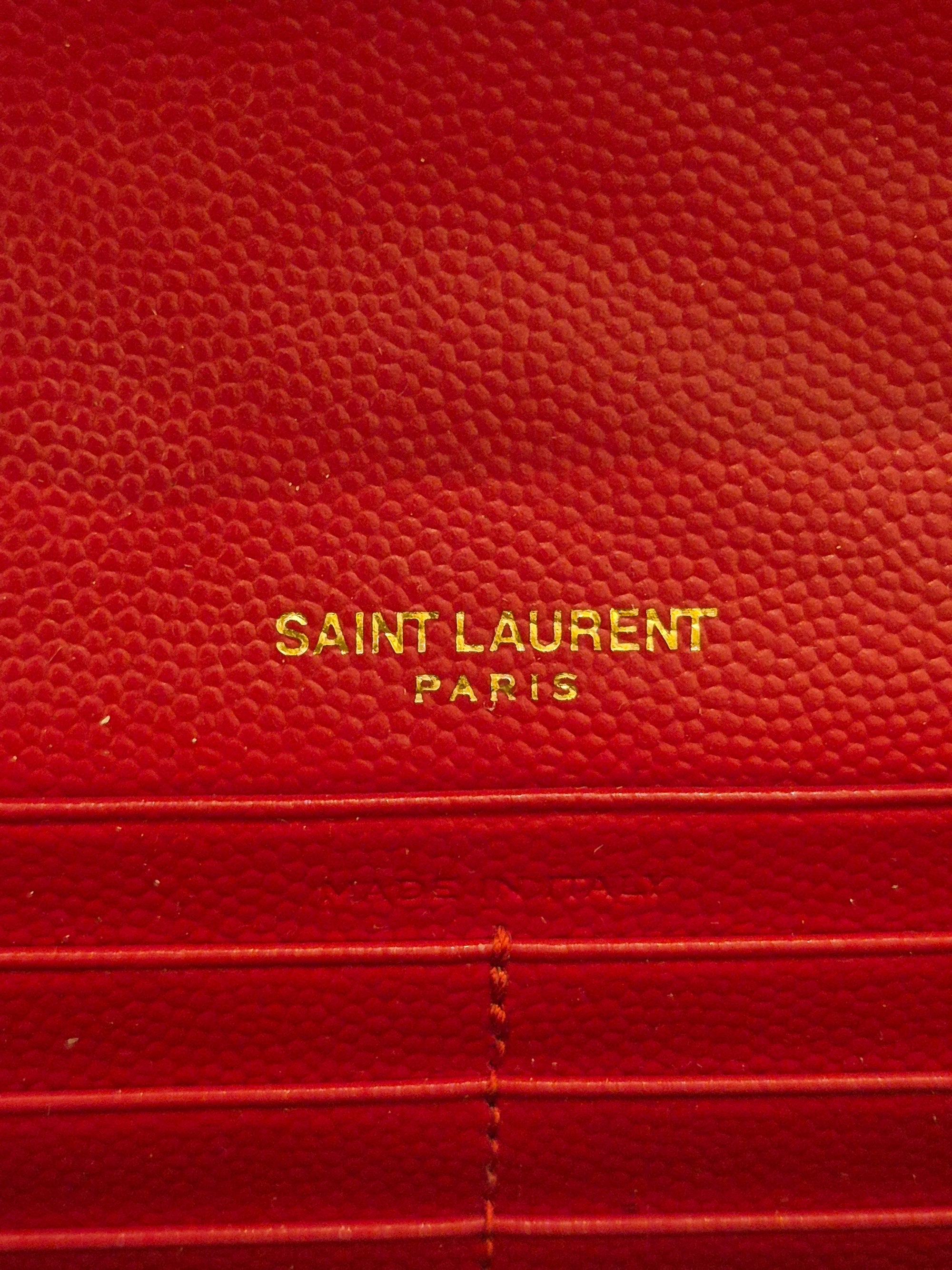 Saint Laurent Envelope Wallet On Chain