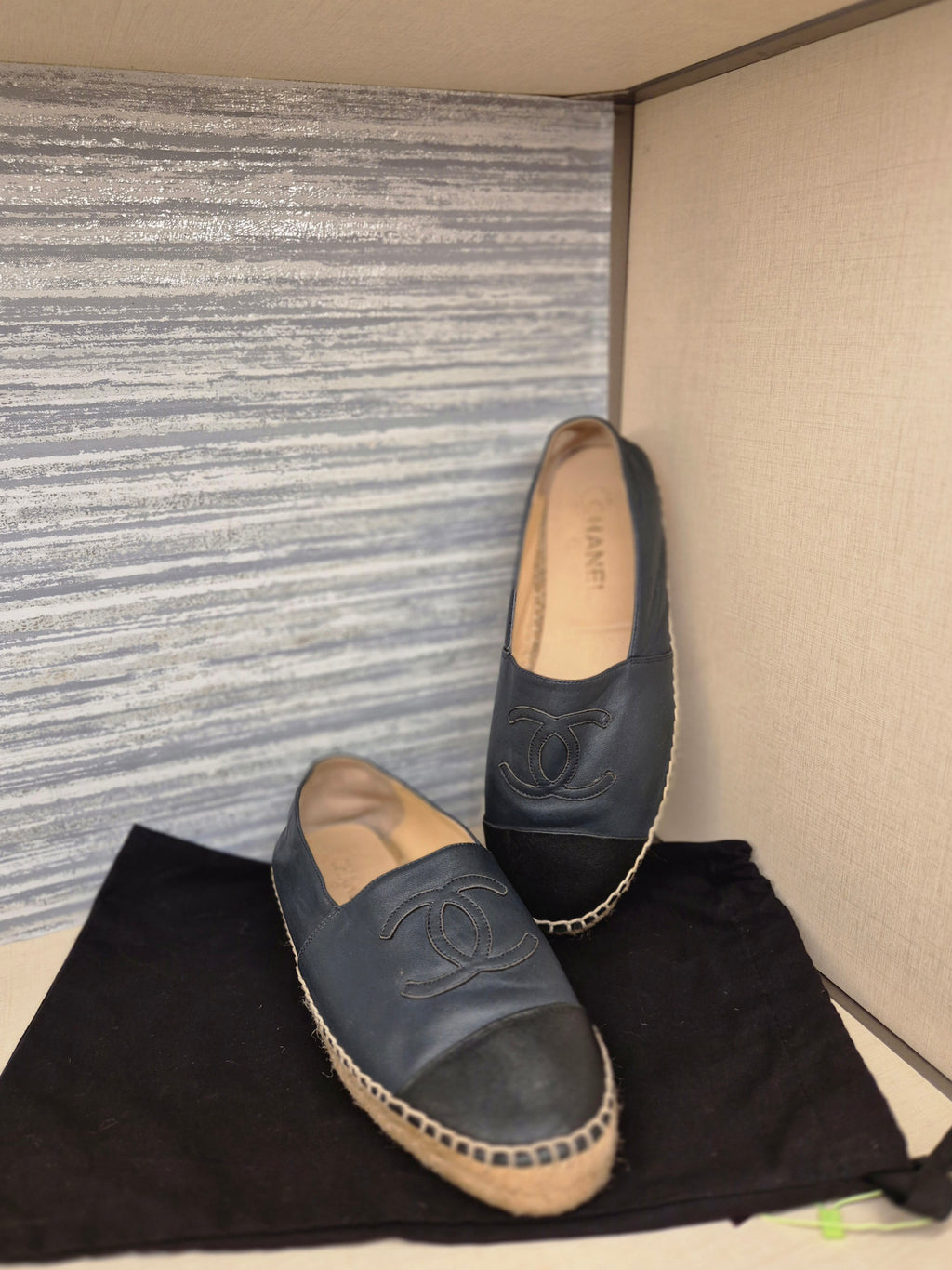 Chanel Espadrile Navy