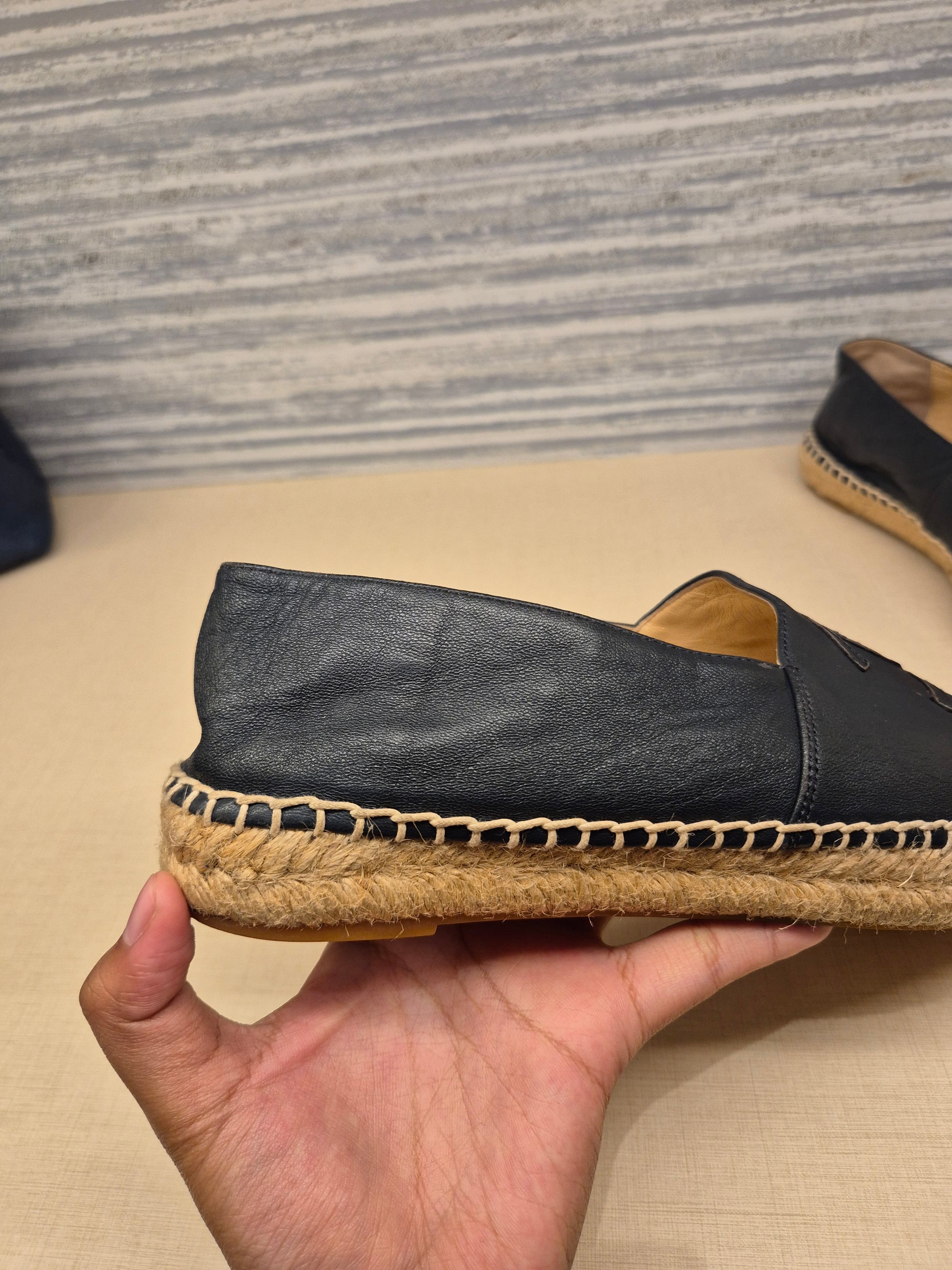 Chanel Espadrile Navy