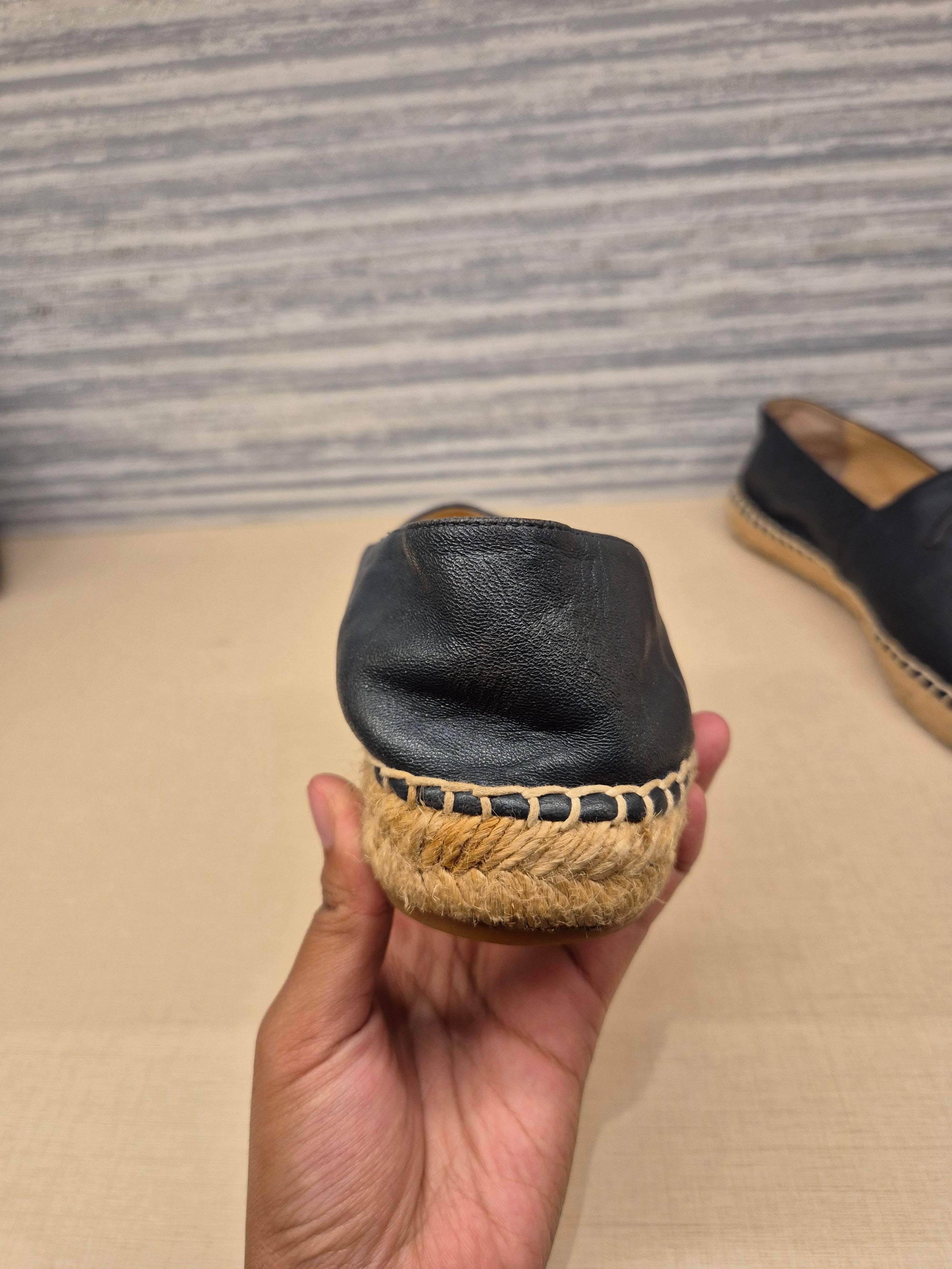 Chanel Espadrile Navy