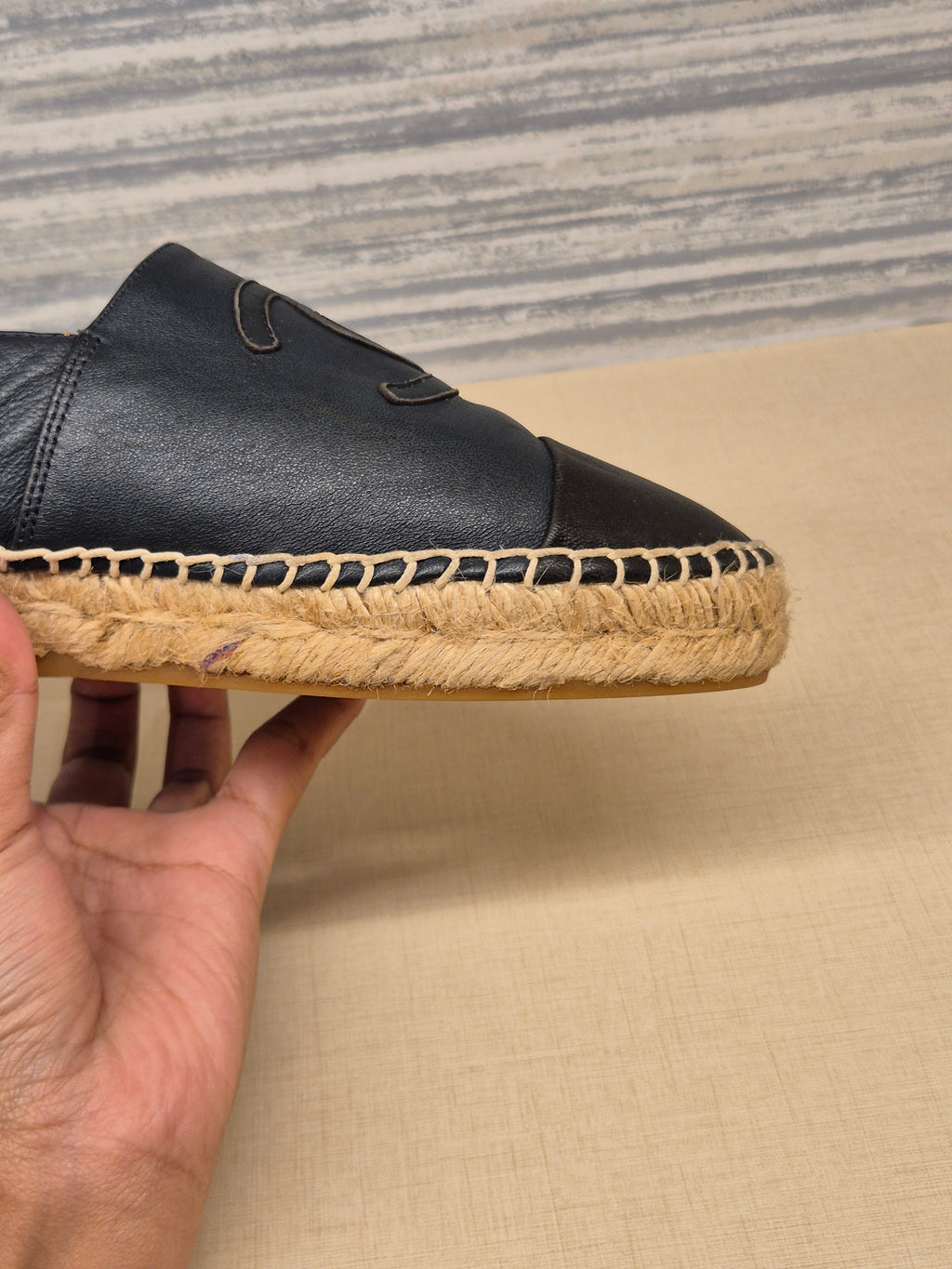 Chanel Espadrile Navy