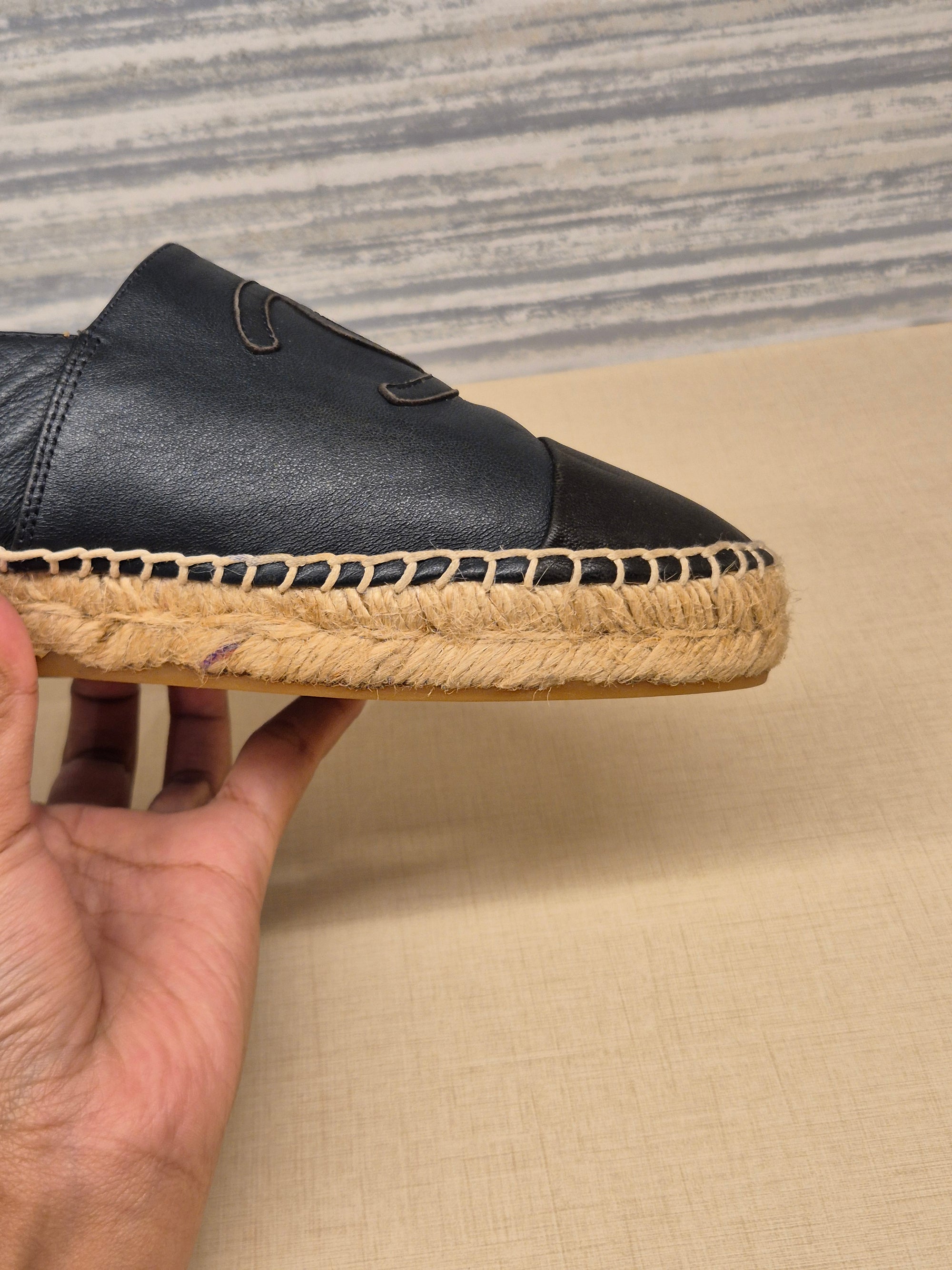 Chanel Espadrile Navy