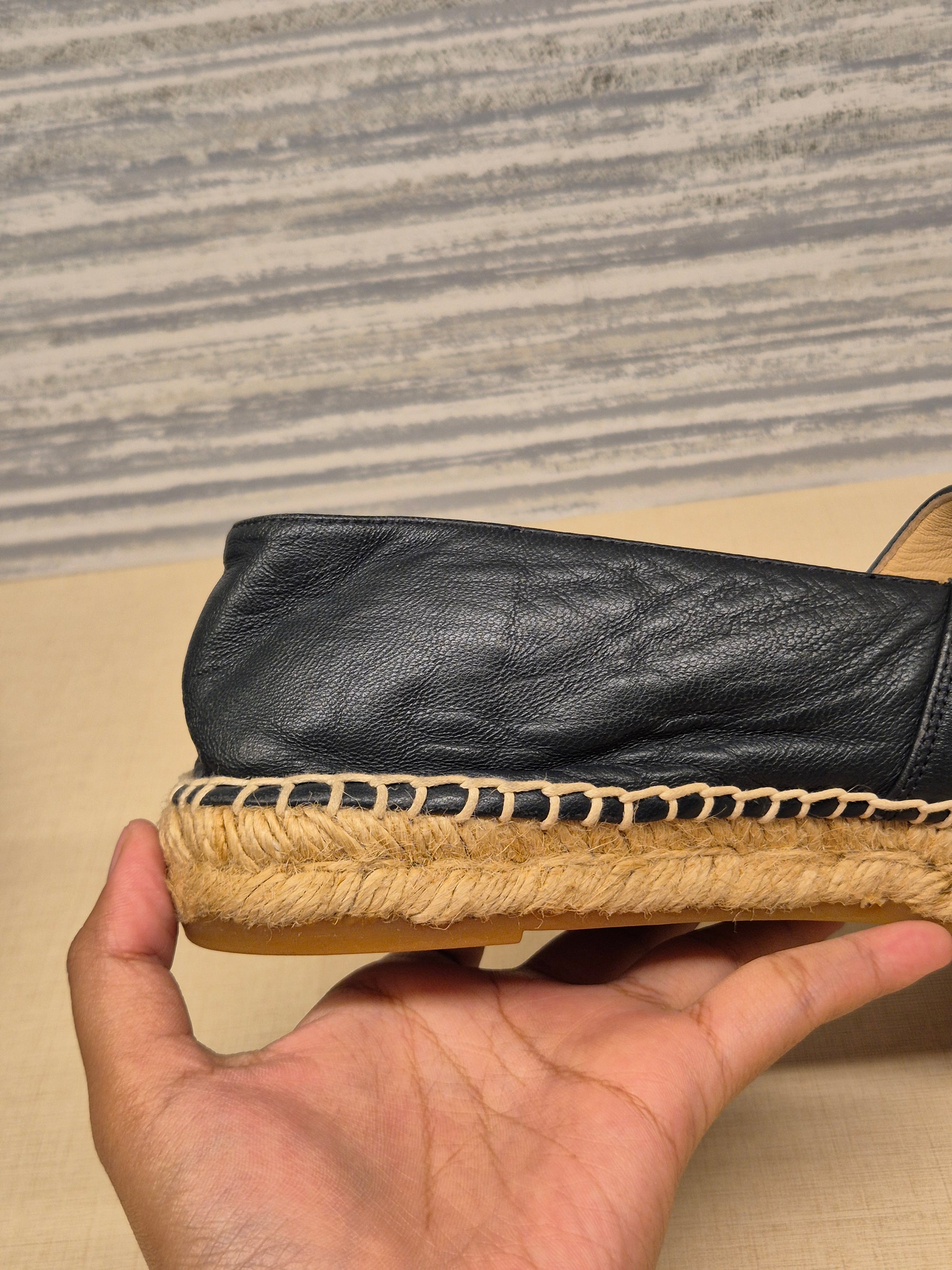 Chanel Espadrile Navy