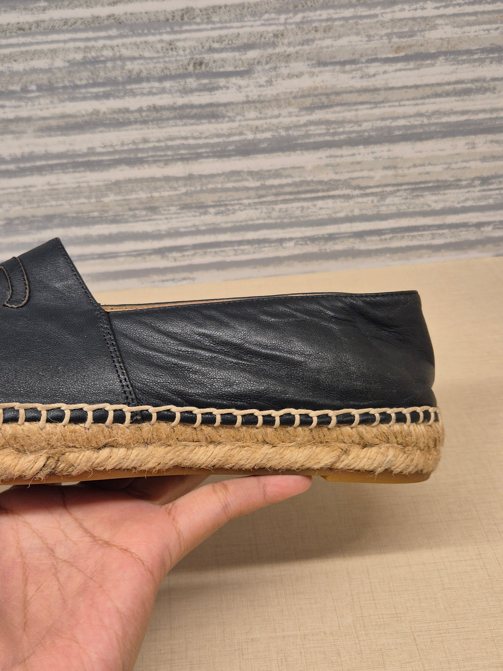 Chanel Espadrile Navy