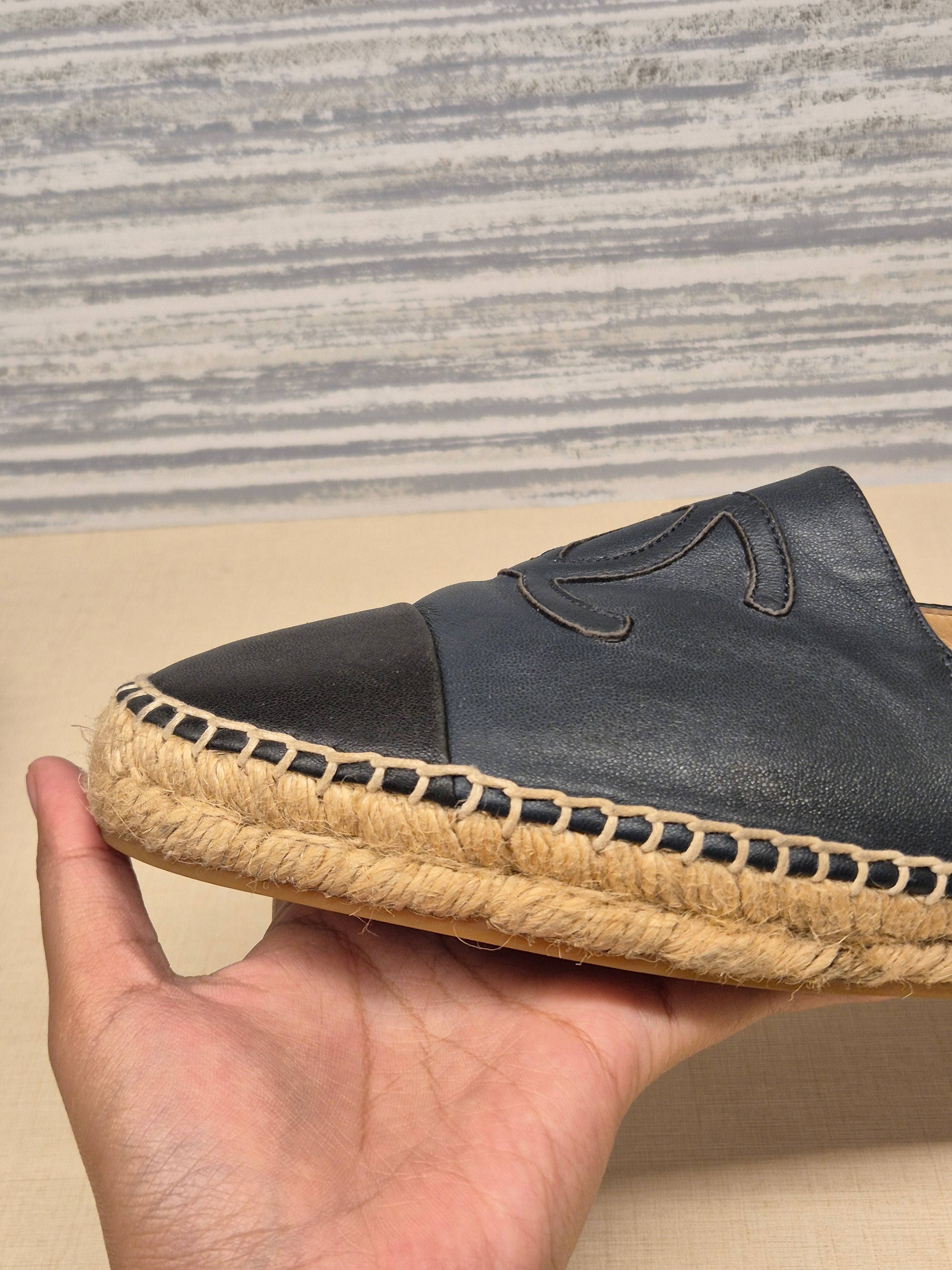 Chanel Espadrile Navy
