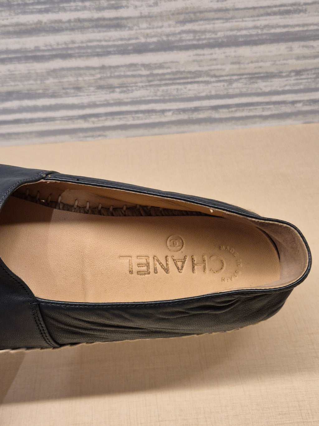 Chanel Espadrile Navy