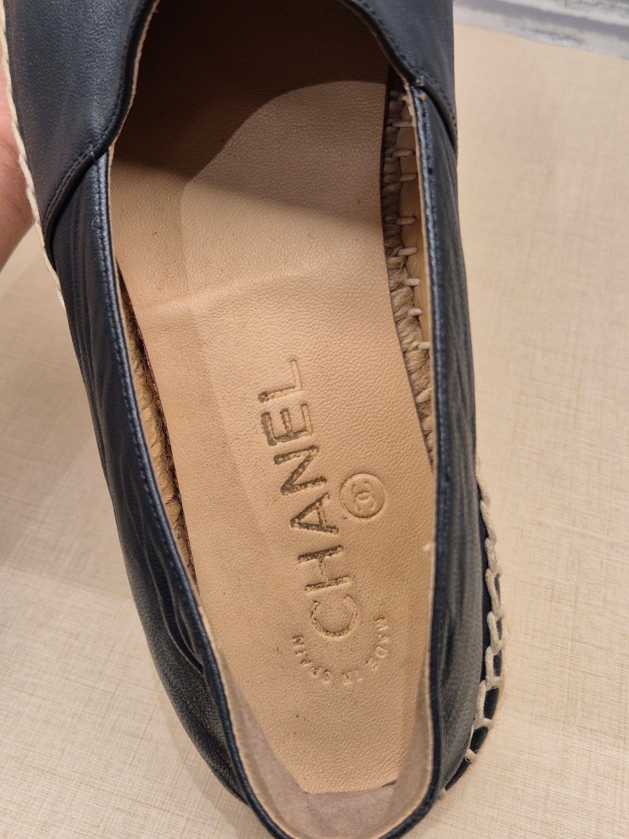 Chanel Espadrile Navy