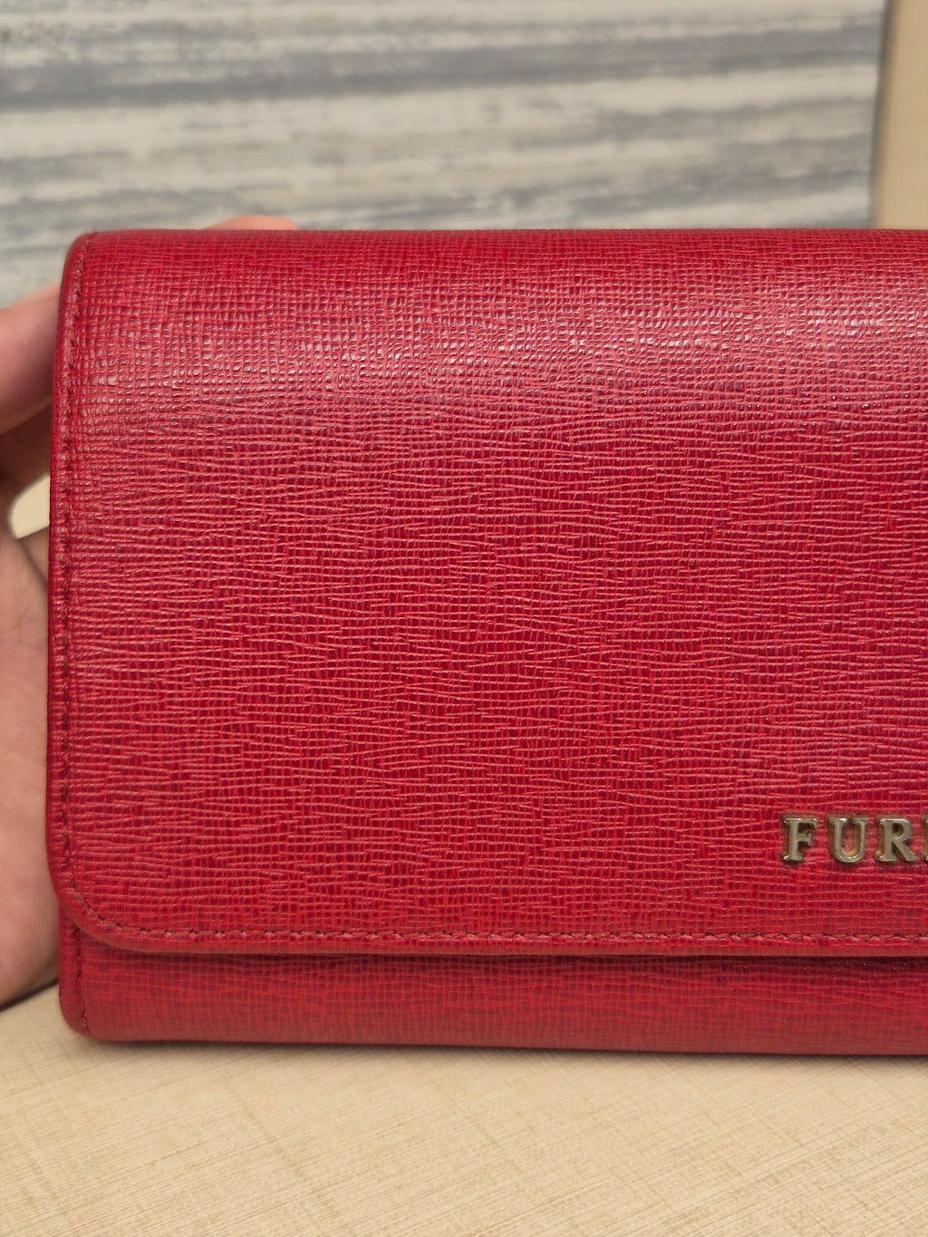 Furla Long Wallet Red