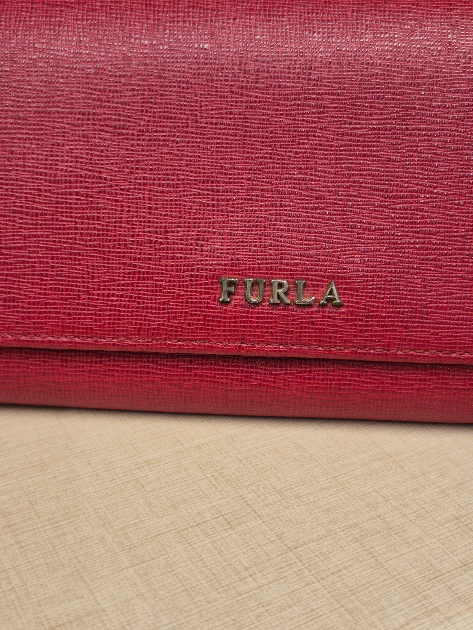 Furla Long Wallet Red