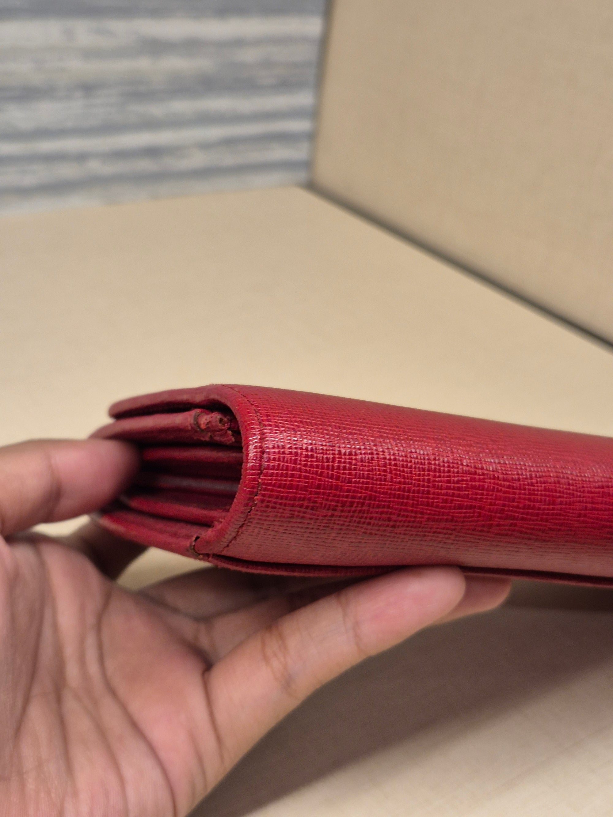 Furla Long Wallet Red