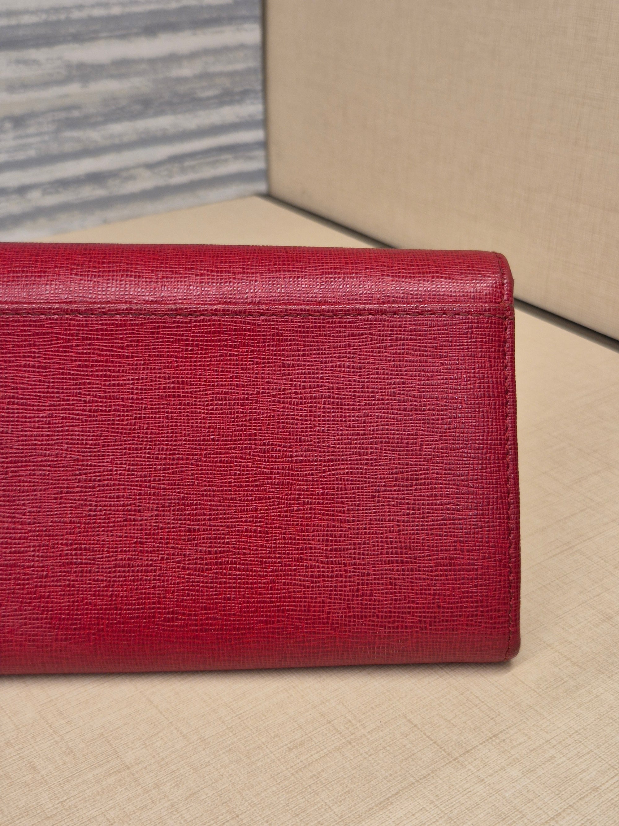 Furla Long Wallet Red