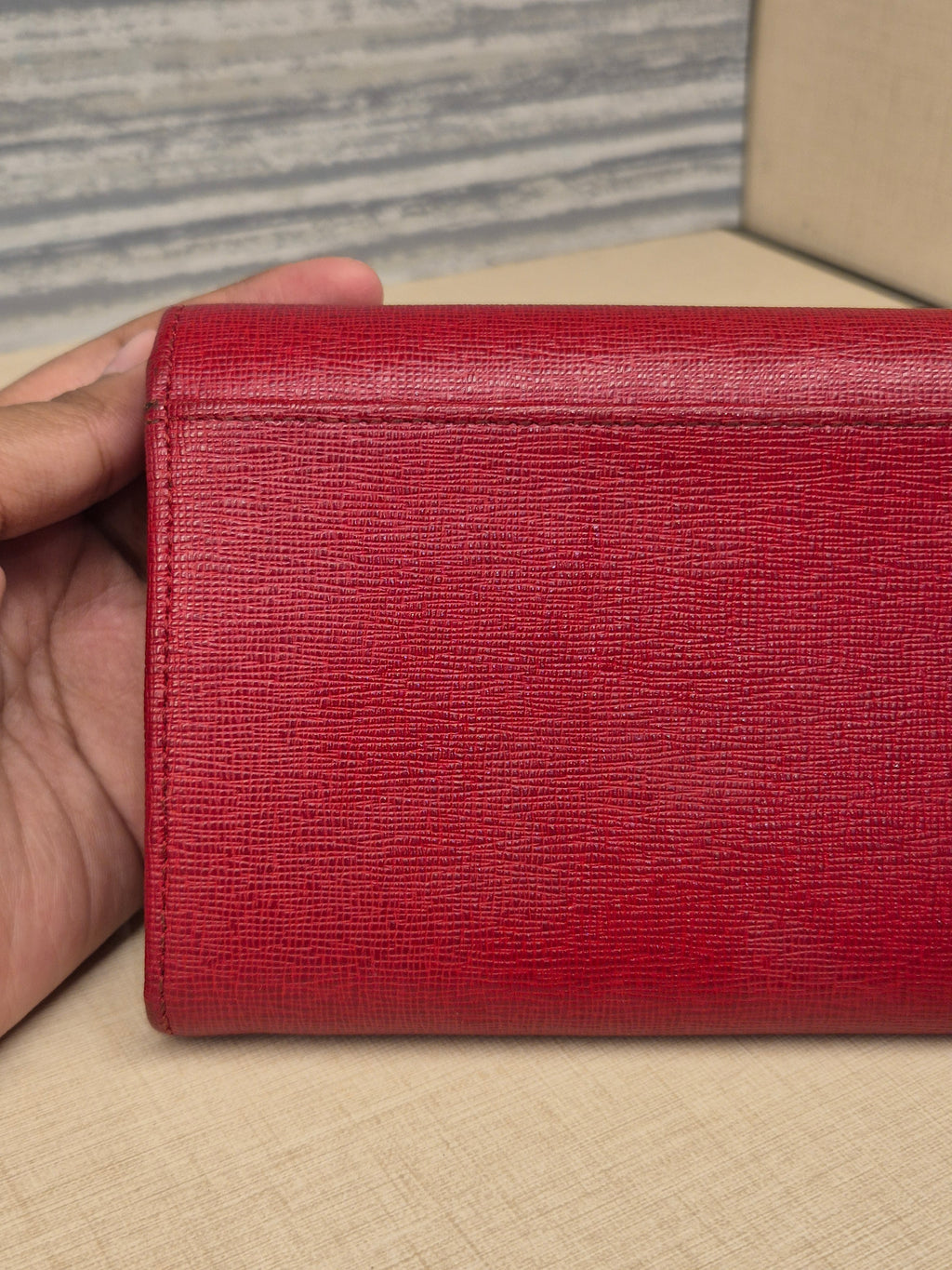 Furla Long Wallet Red