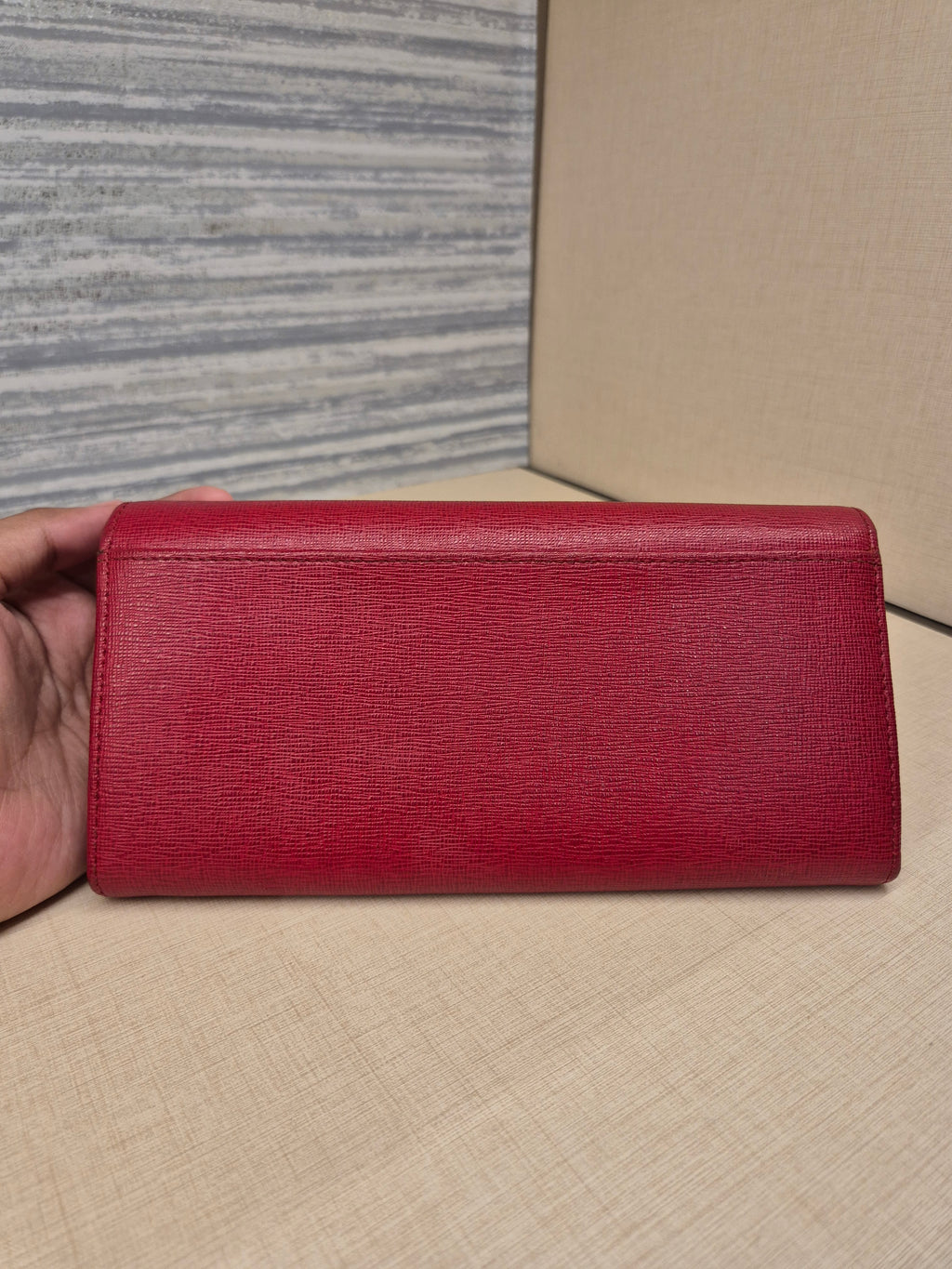 Furla Long Wallet Red
