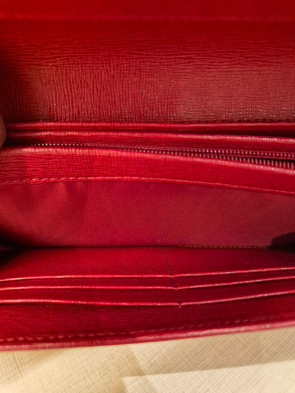 Furla Long Wallet Red