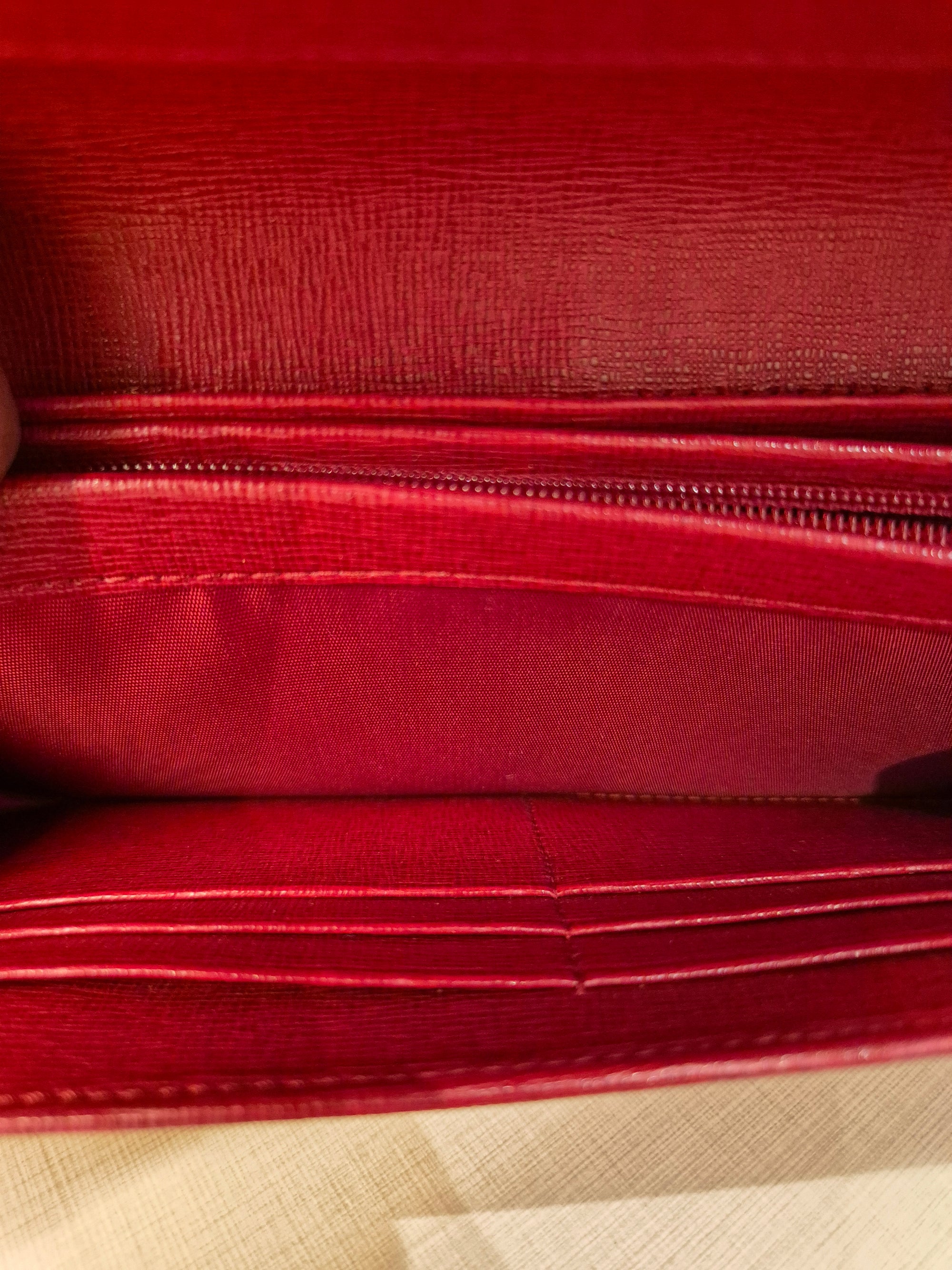 Furla Long Wallet Red