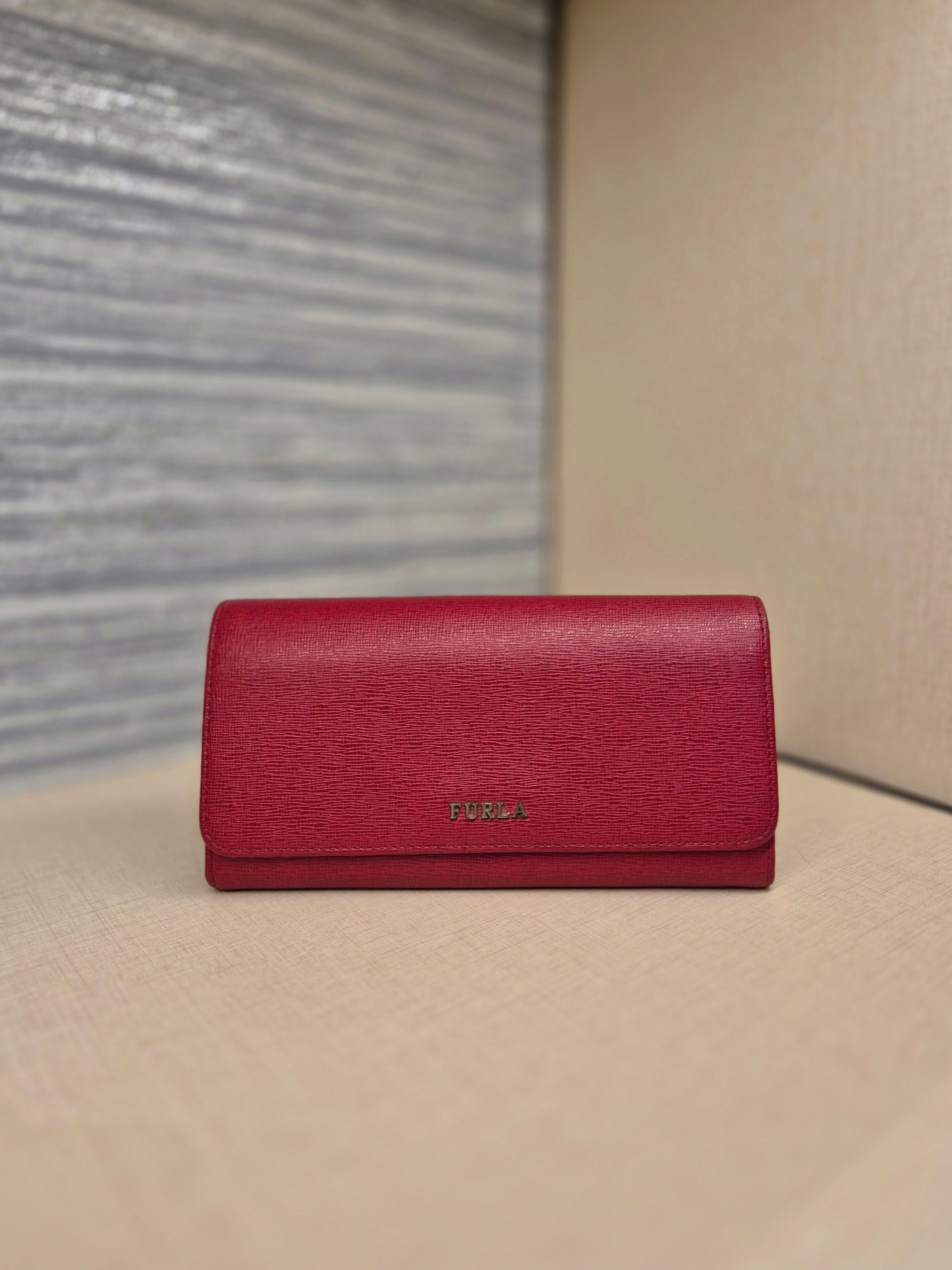 Furla Long Wallet Red