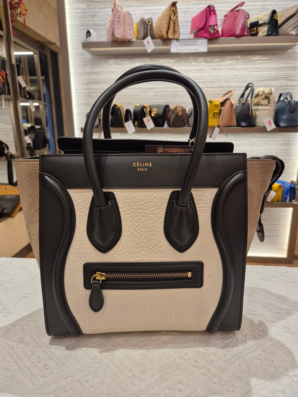 Celine Lugage Micro Multi Colour